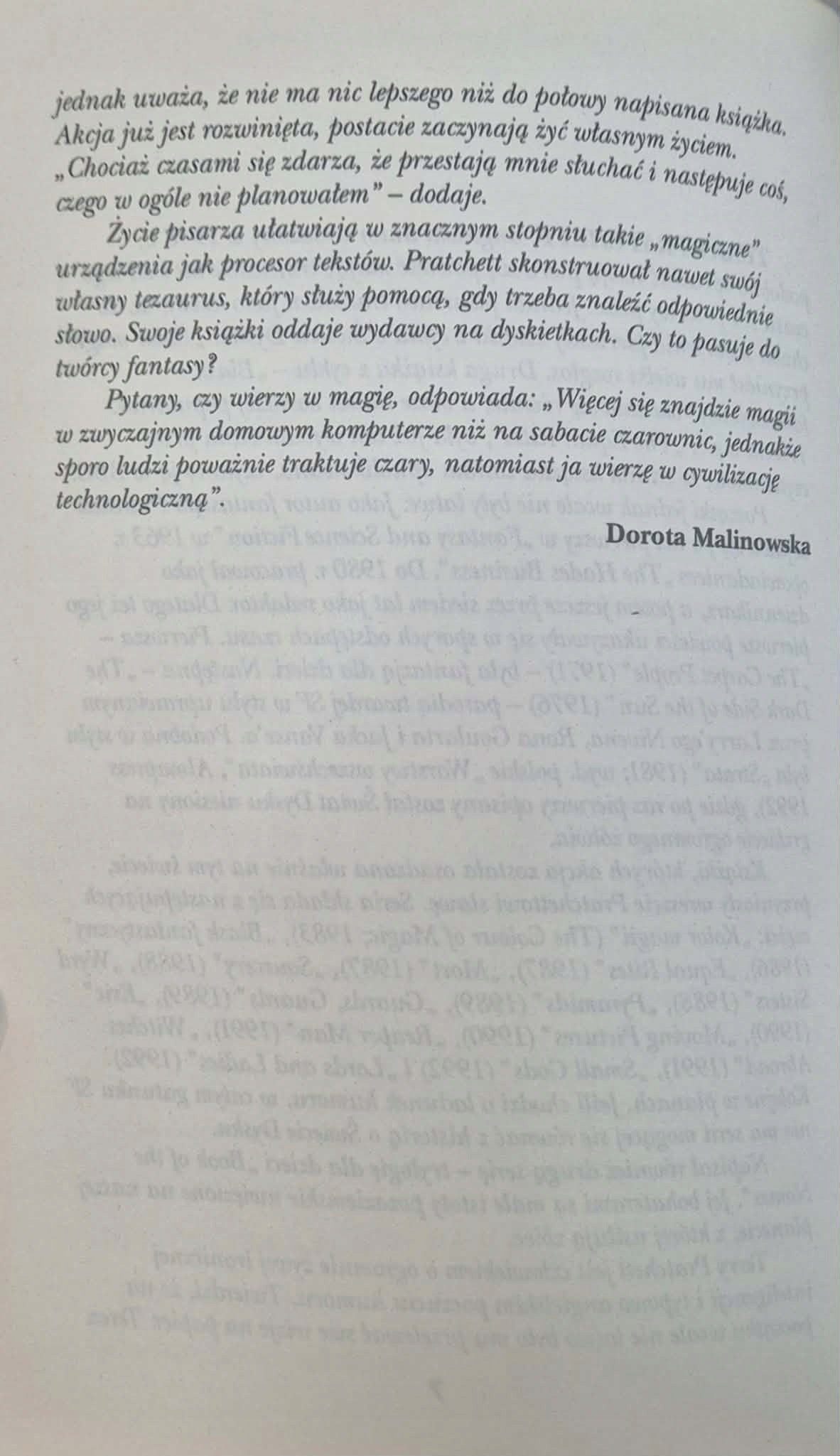 Zestaw 2 książek cykl Świat Dysku Terry Pratchett [tom 1 i 3]