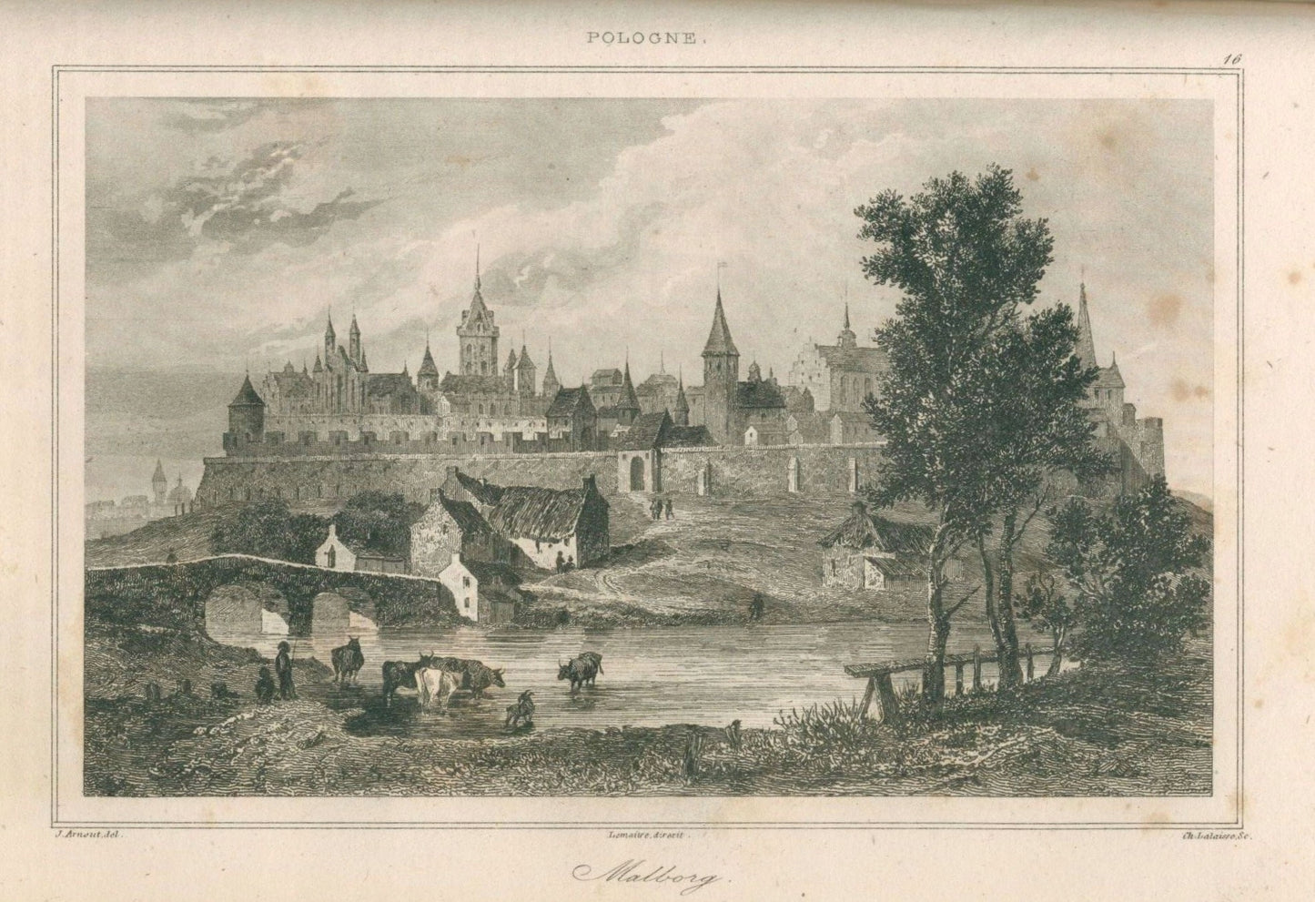 Forster Charles, Pologne [Paryż 1840] [historia Polski z 55 stalorytami]