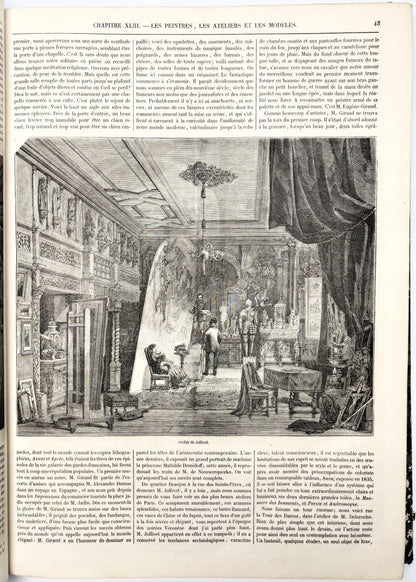 Texier Edmond Auguste Tableau de Paris Tomy I-II 1500 drzeworytów 1852-1853