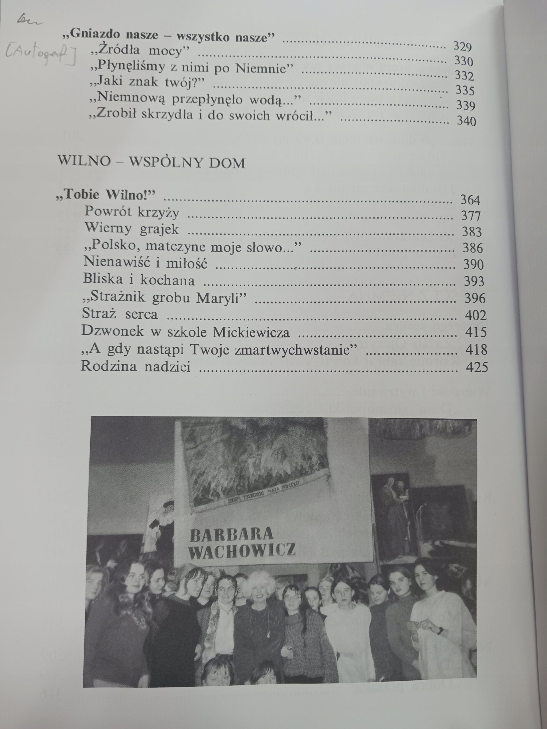 "Ty jesteś jak zdrowie" Barbara Wachowicz [autograf autorki]
