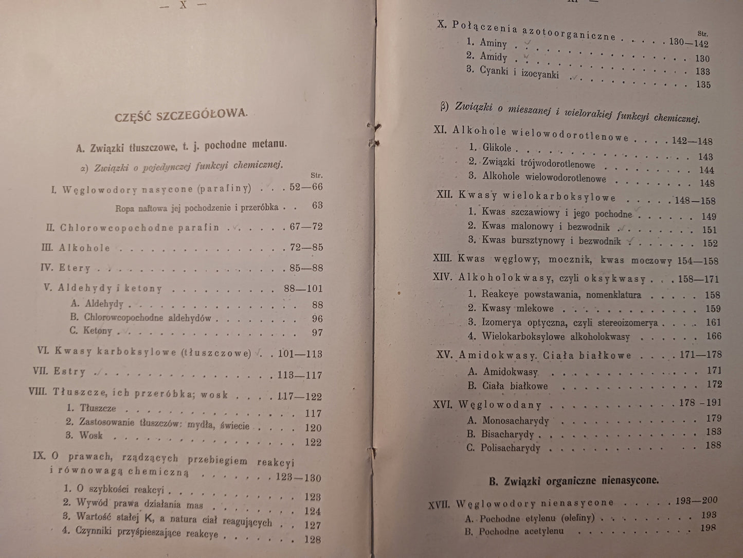 Chemia organiczna L. Bruner, S. Tołłoczko [wydanie z roku 1915]