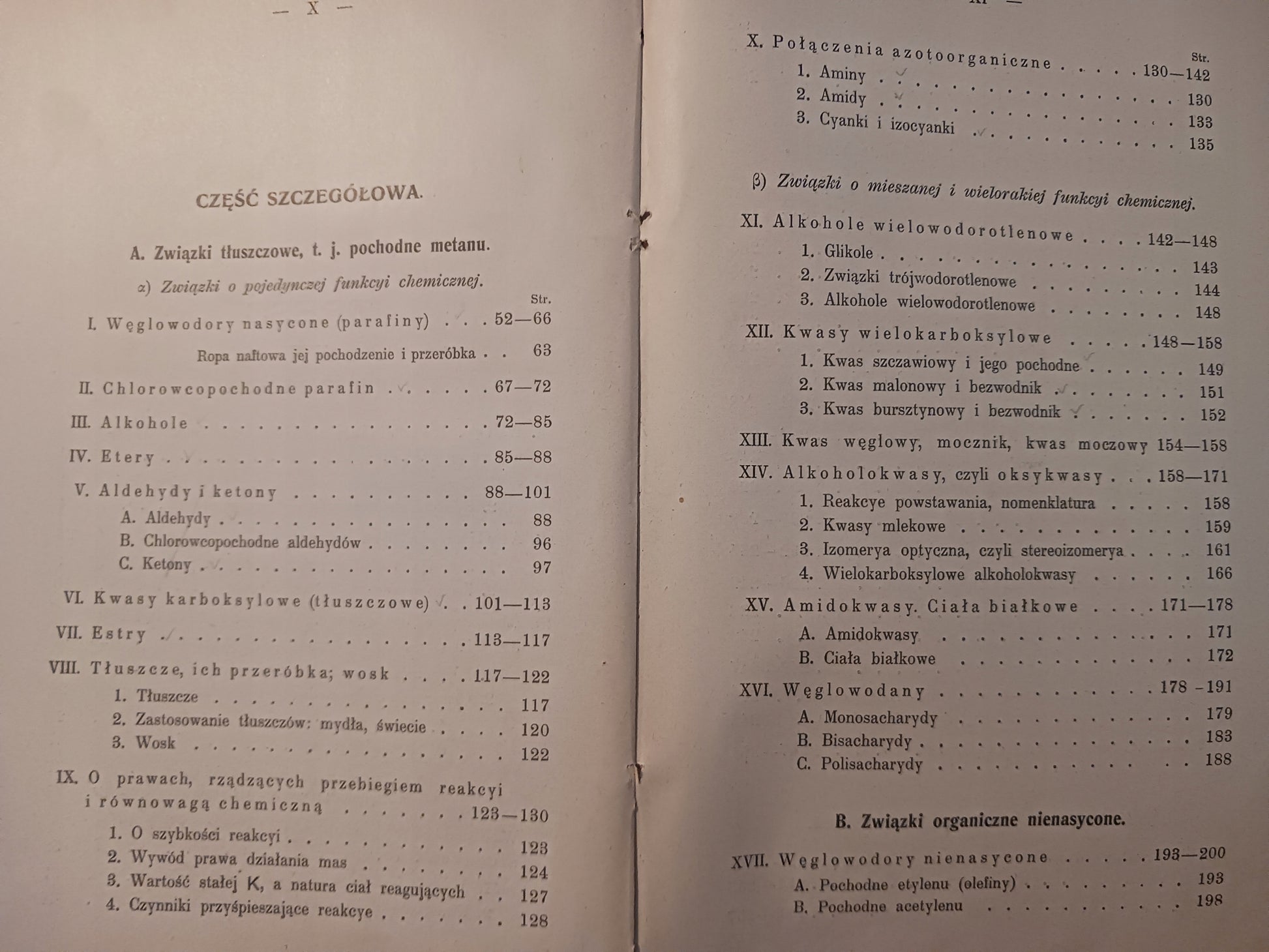 Chemia organiczna L. Bruner, S. Tołłoczko [wydanie z roku 1915]