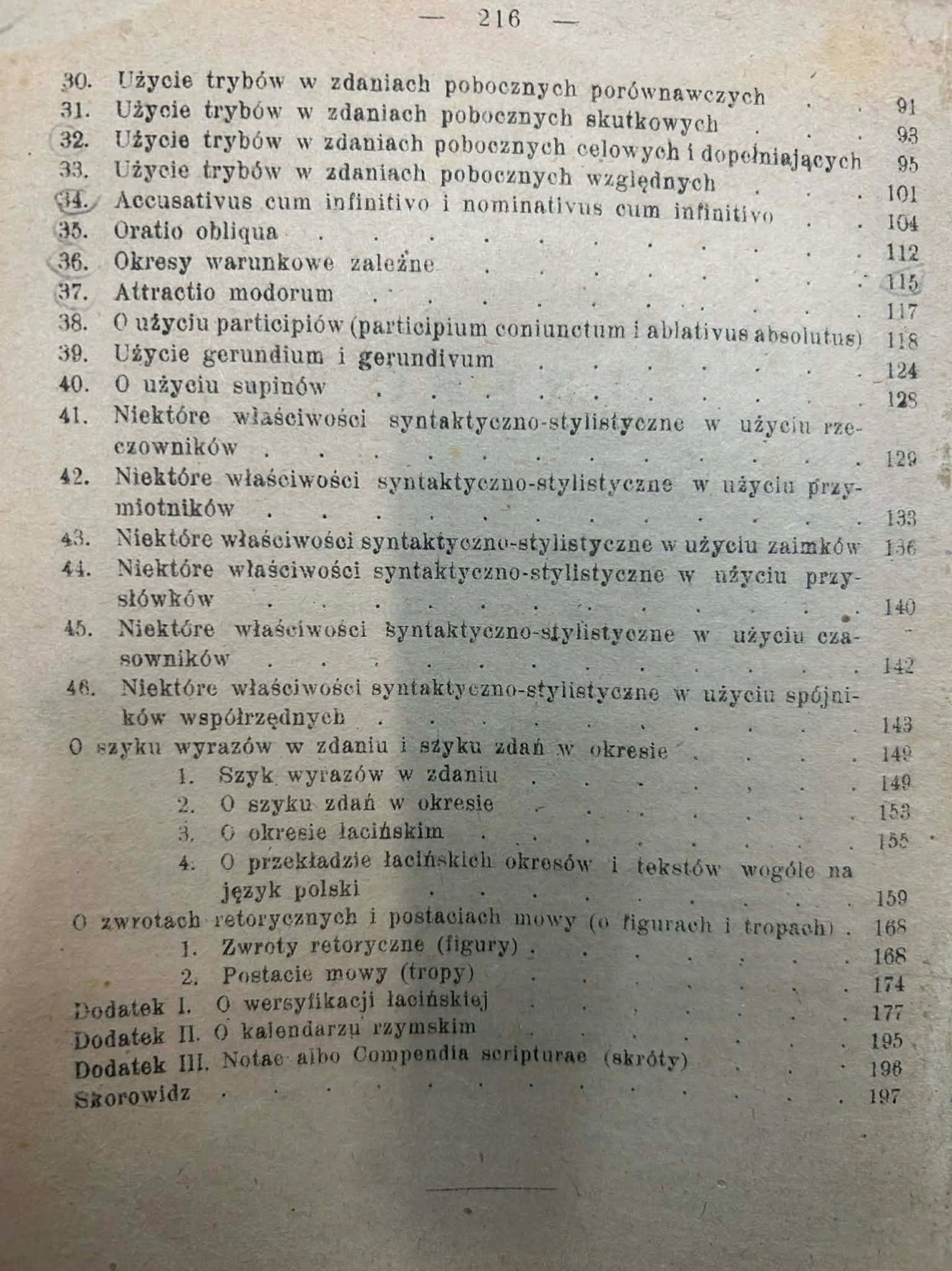 Gramatyka łacińska szkolna Część II: Składnia - A. Krasnowolski [1921 r.]