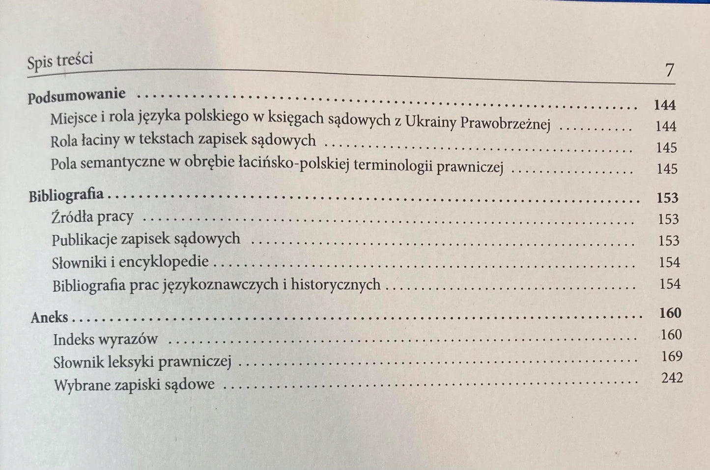 Leksyka prawnicza w Polskich zapiskach sądowych..