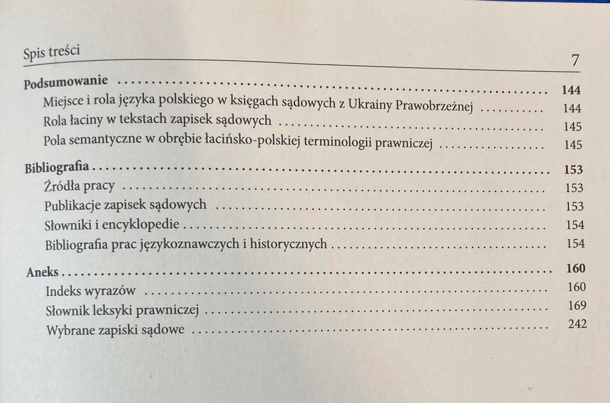 Leksyka prawnicza w Polskich zapiskach sądowych..