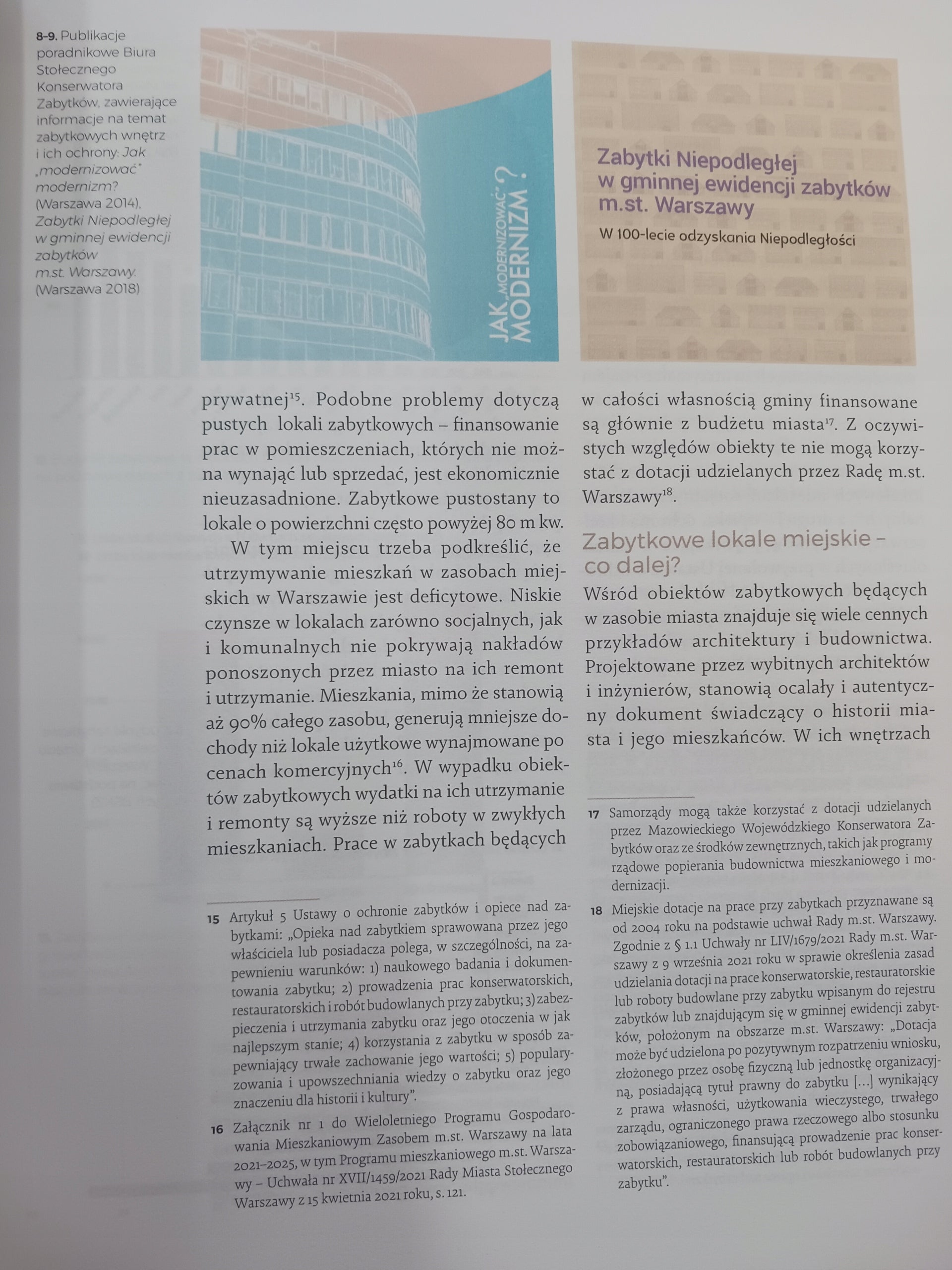 Warszawskie wnętrza Zabytkowe lokale miejskie red. Anna Jagiellak