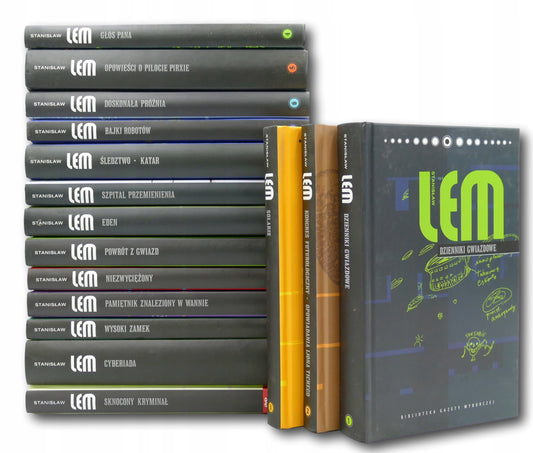 Stanisław Lem x16 Tom 1-16 Dzienniki gwiazdowe, Kongres futurologiczny...
