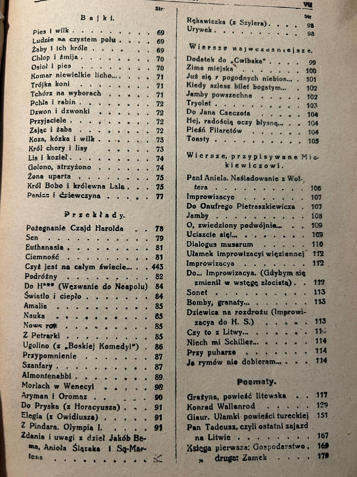 Poezje - Adam Mickiewicz [ok. 1930 r.]