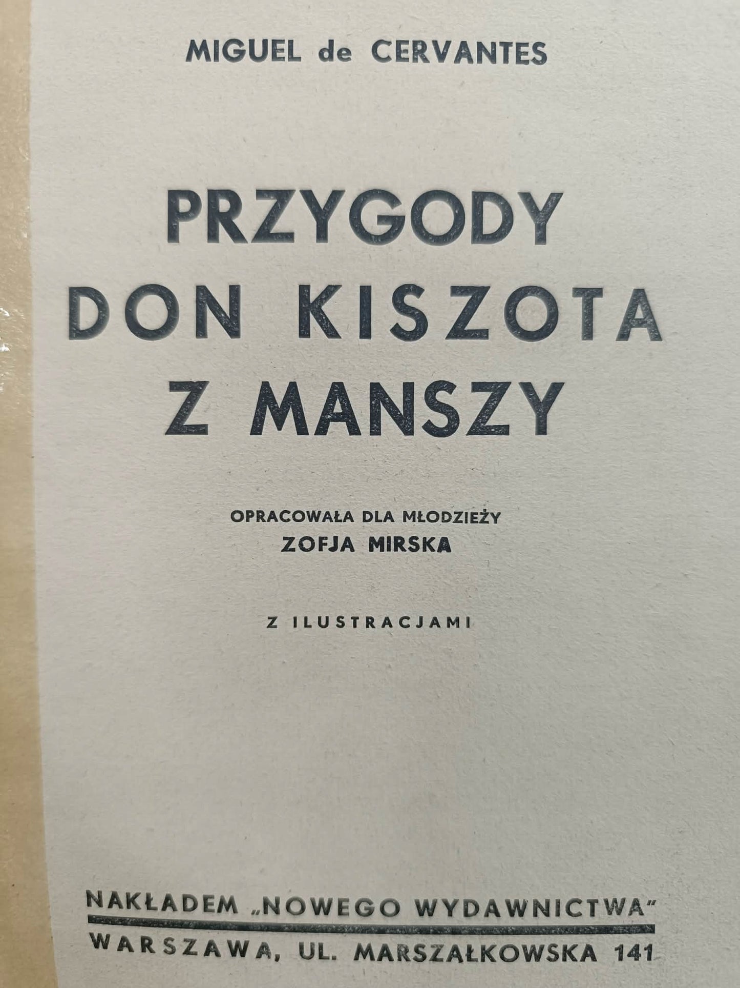 Przygody Don Kichota z Manszy, Miguel de Cervantes [il. Krajewski, Levitt]