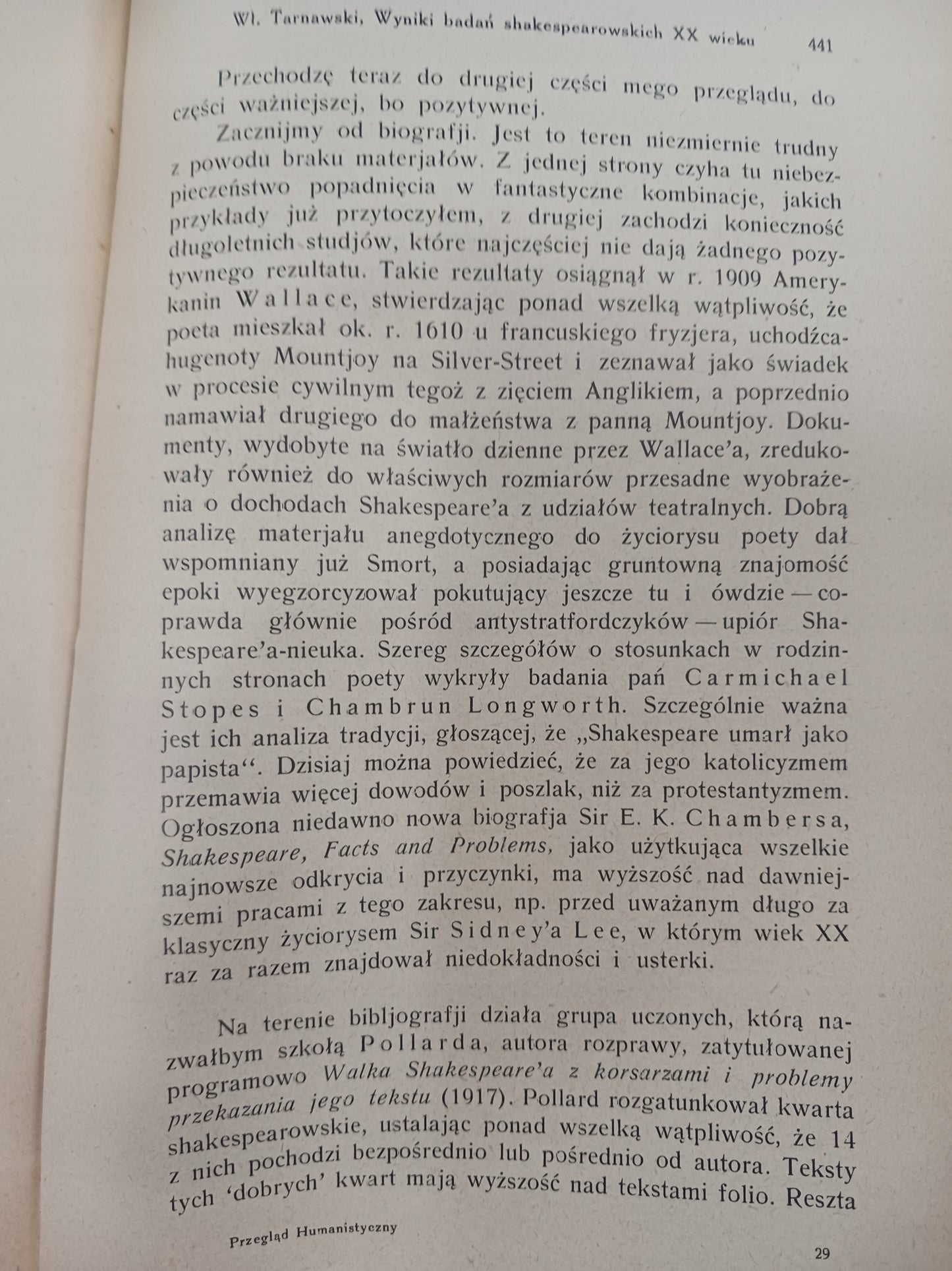 Przegląd humanistyczny 1931 rok VI zeszyt III-V P. zbiorowa [przedwojenne]