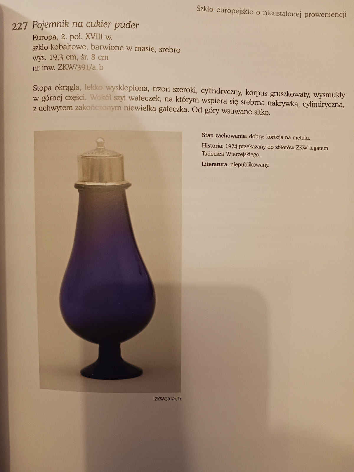 Szkło. Katalog zbiorów Zamek Królewski w Warszawie Anna Szkurłat [SZKŁO]