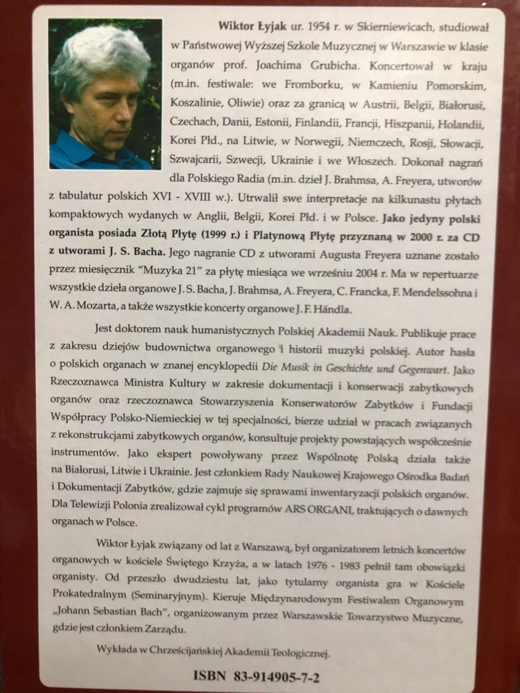 Organy na Mazowszu w diecezji płockiej od XIV wieku do 1818 roku - W. Łyjak
