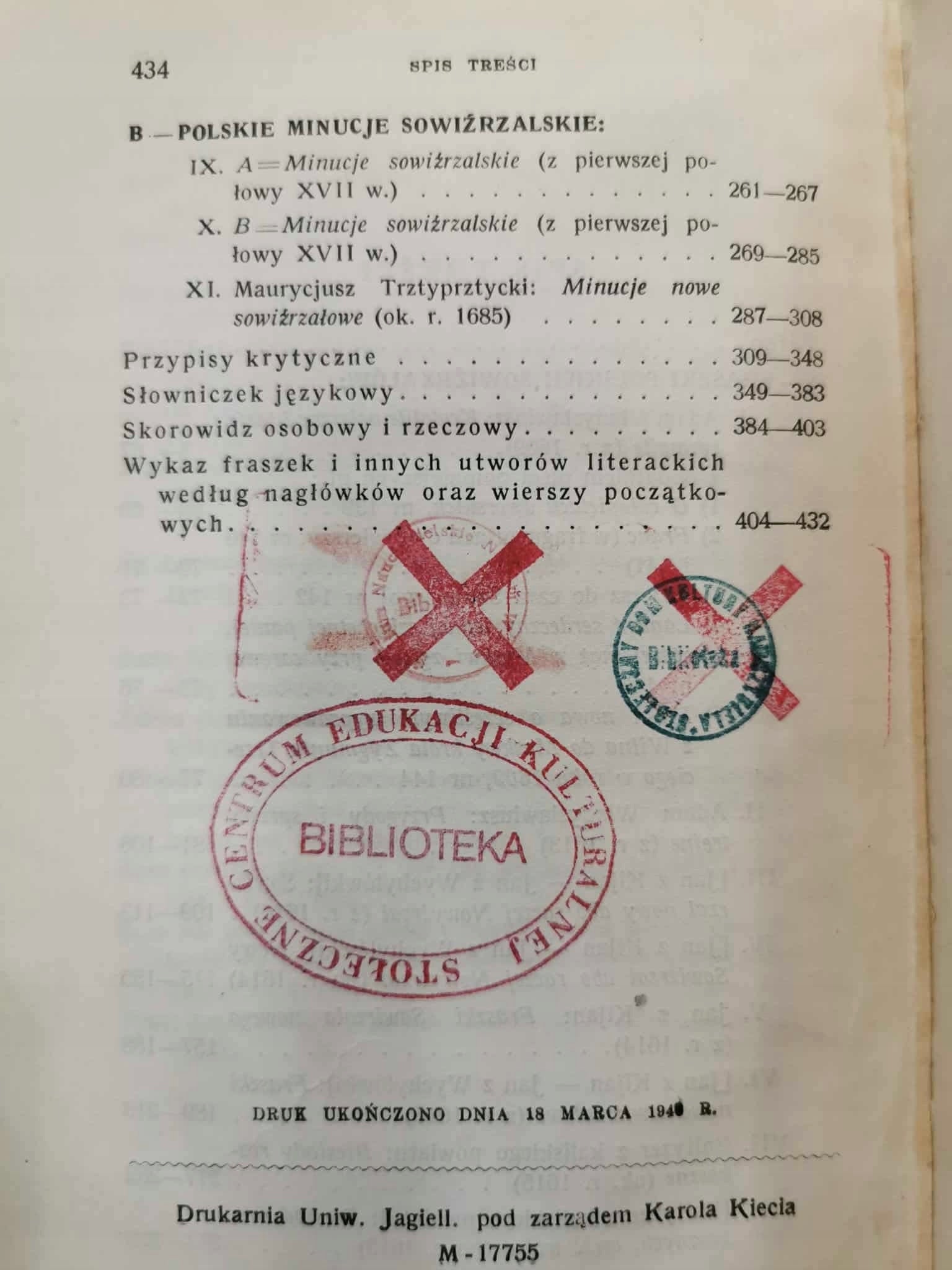 Polska fraszka mieszczańska, K. Badecki [Kraków 1948]