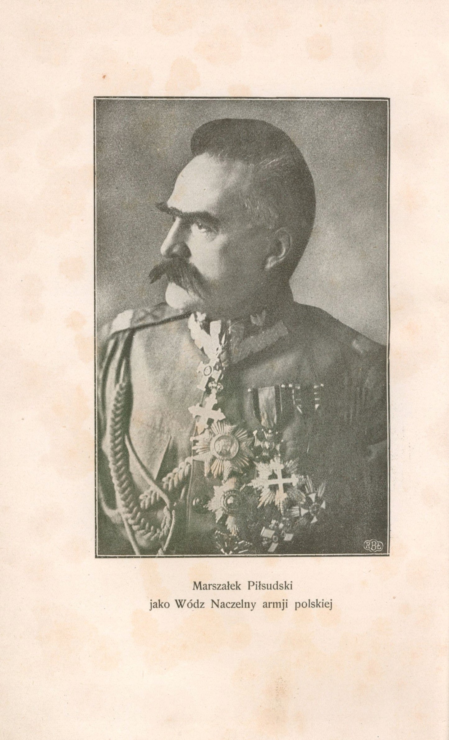 Pierwszy Żołnierz Odrodzonej Polski,Hincza S. [reliefowa oprawa wydawnicza]