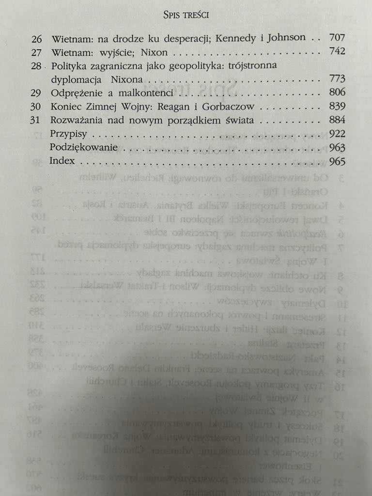 Dyplomacja - Henry Kissinger