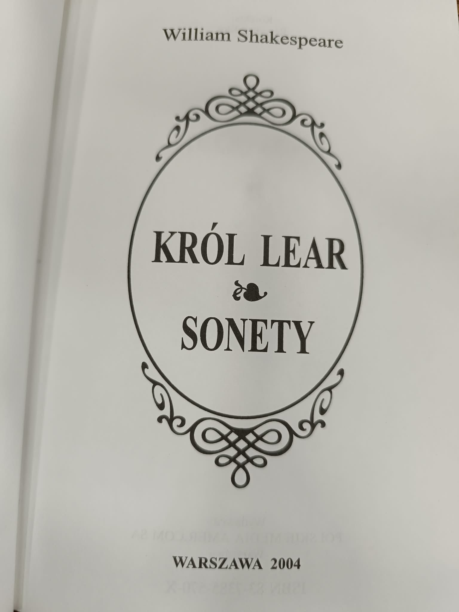 Król Lear, Sonety, William Shakespeare [Seria Ex Libris]