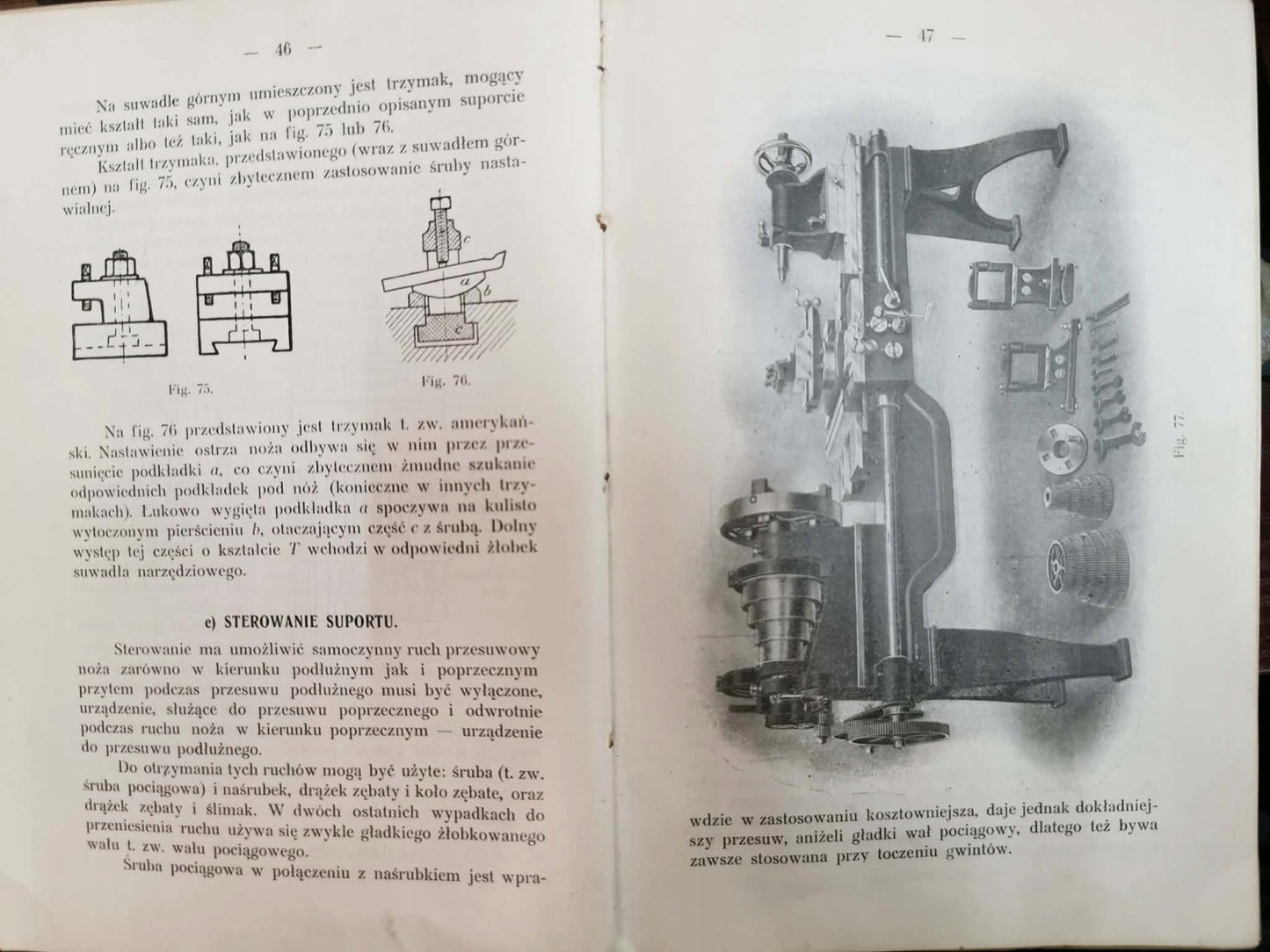 Obrabiarki do metali, Edward Herzberg [Lwów 1917]