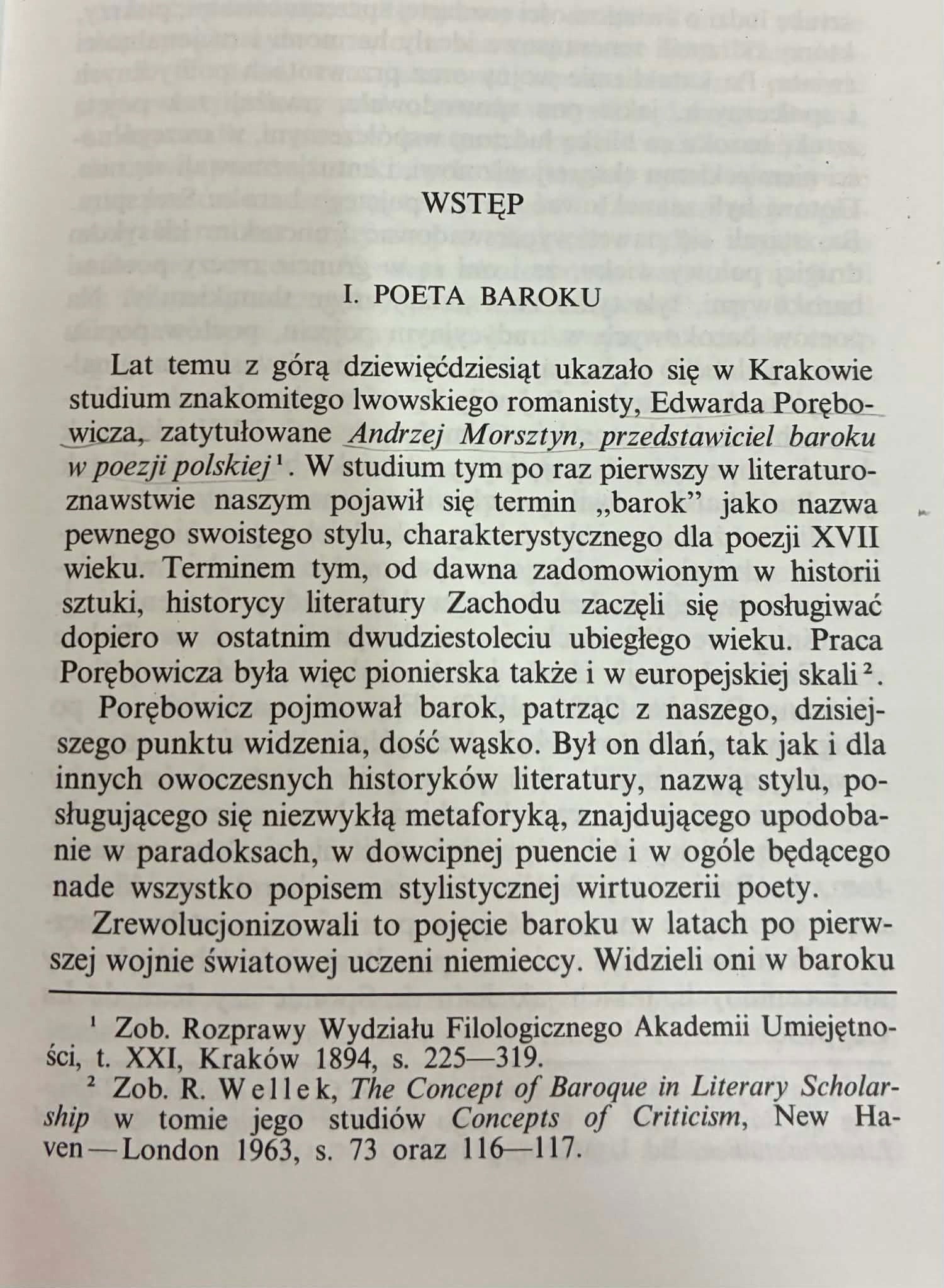 Wybór poezji Jan Andrzej Morsztyn [Biblioteka Narodowa]