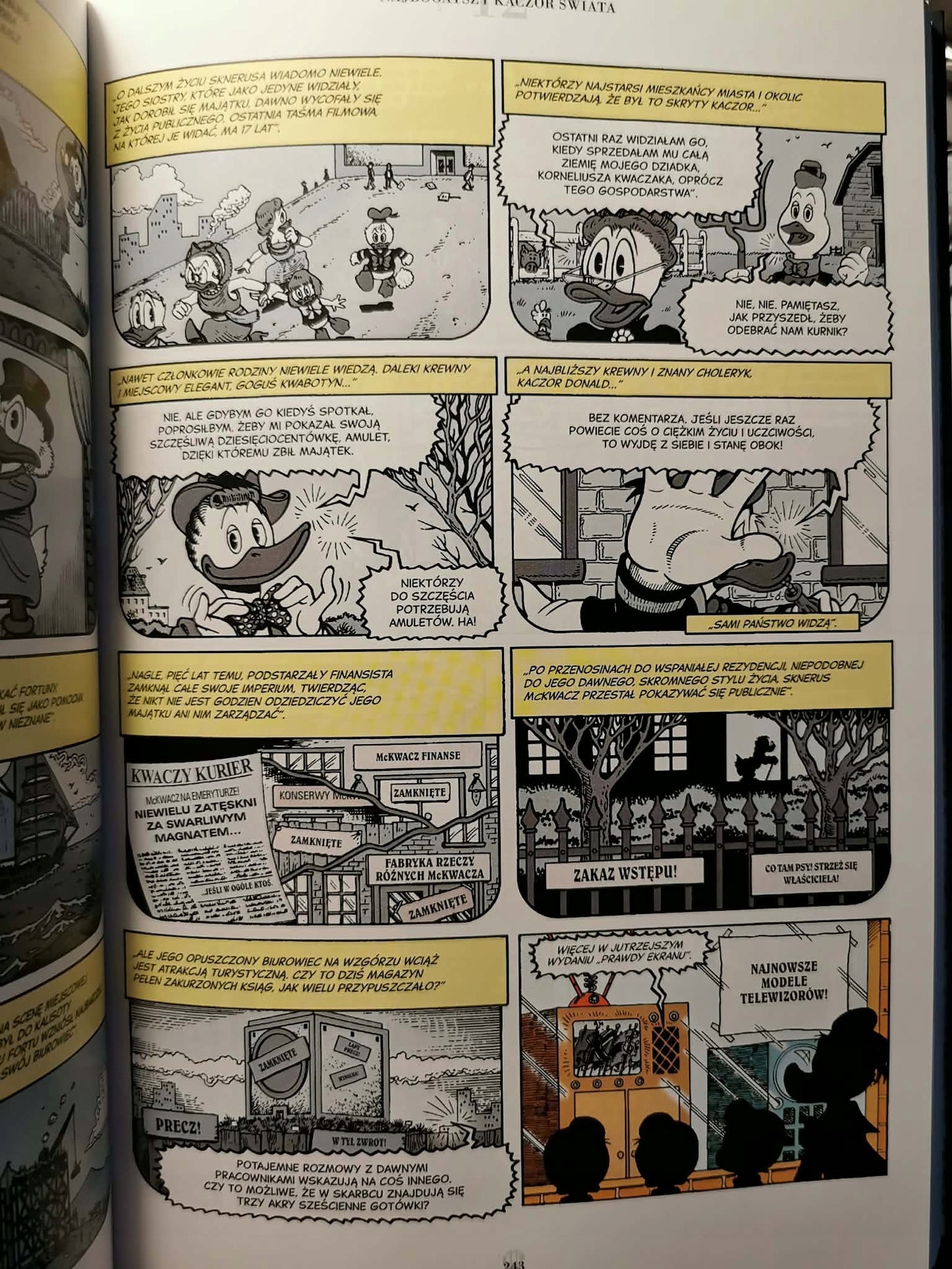 Życie i czasy Sknerusa McKwacza, Don Rosa