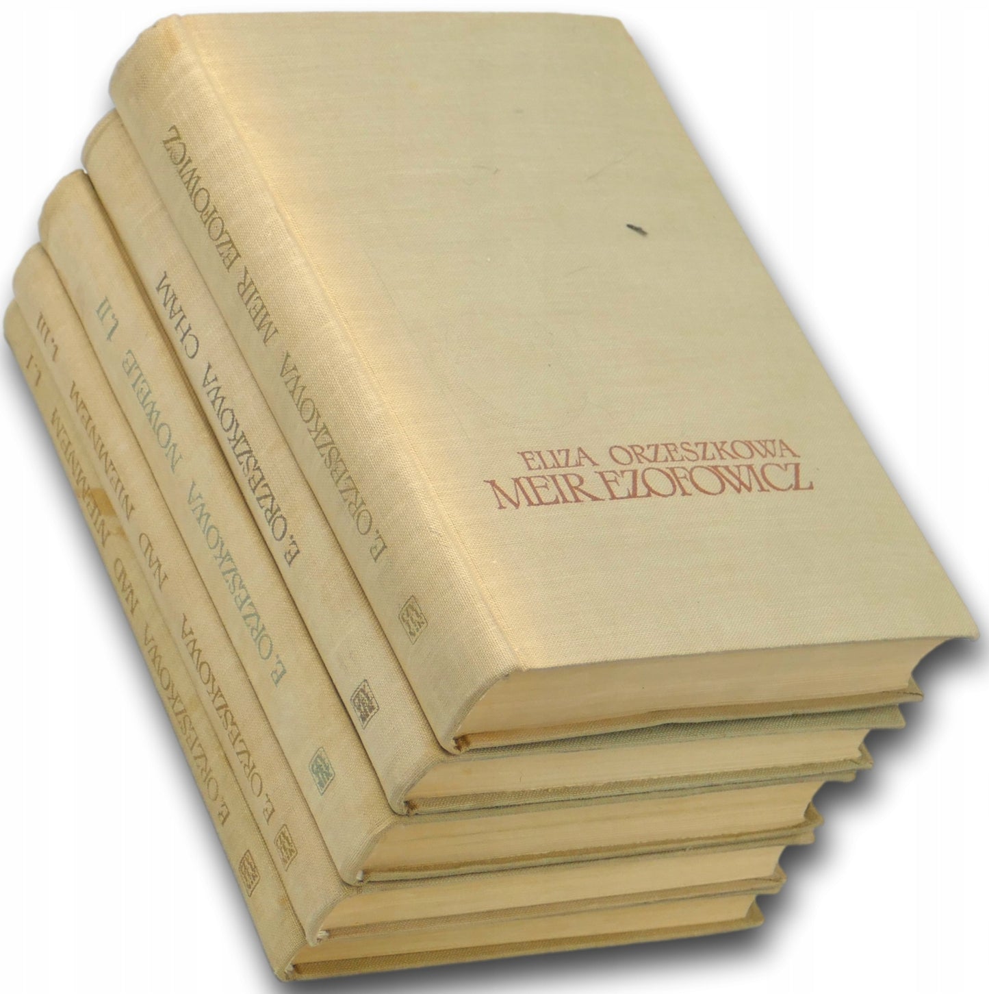 Nad Niemnem T. 1+3 + Nowele T.2 + Meir Ezofowicz + Cham -Eliza Orzeszkowa