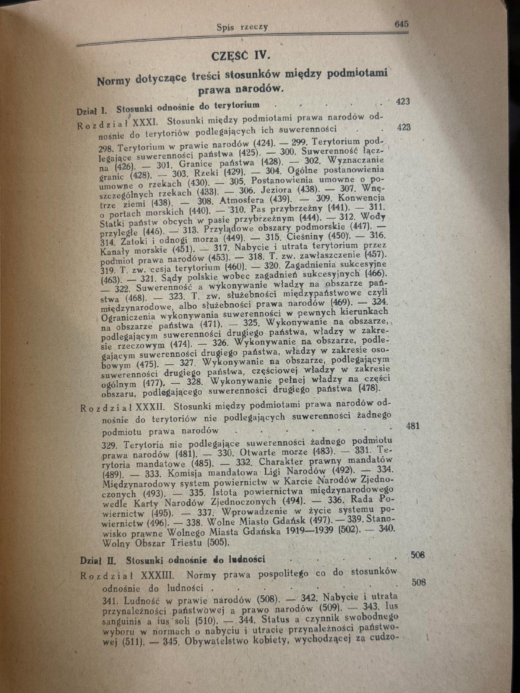 Prawo narodów Ludwik Ehrlich [1948]