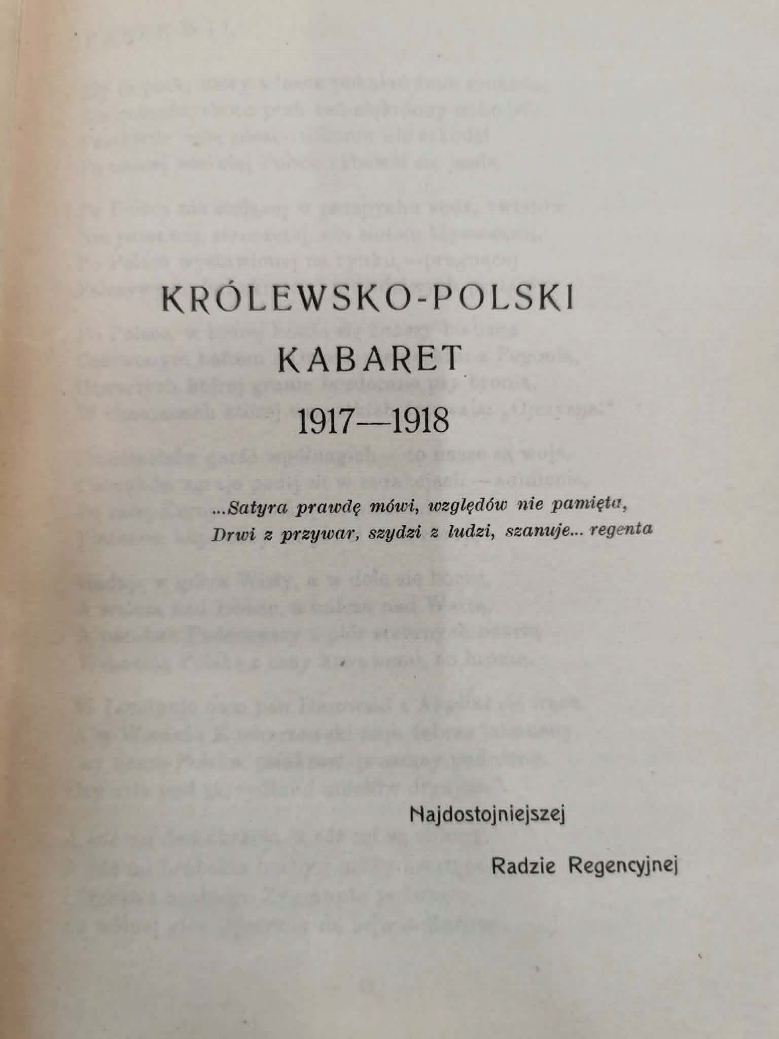 Rzeczpospolita babińska, Jan Lechoń [1920]