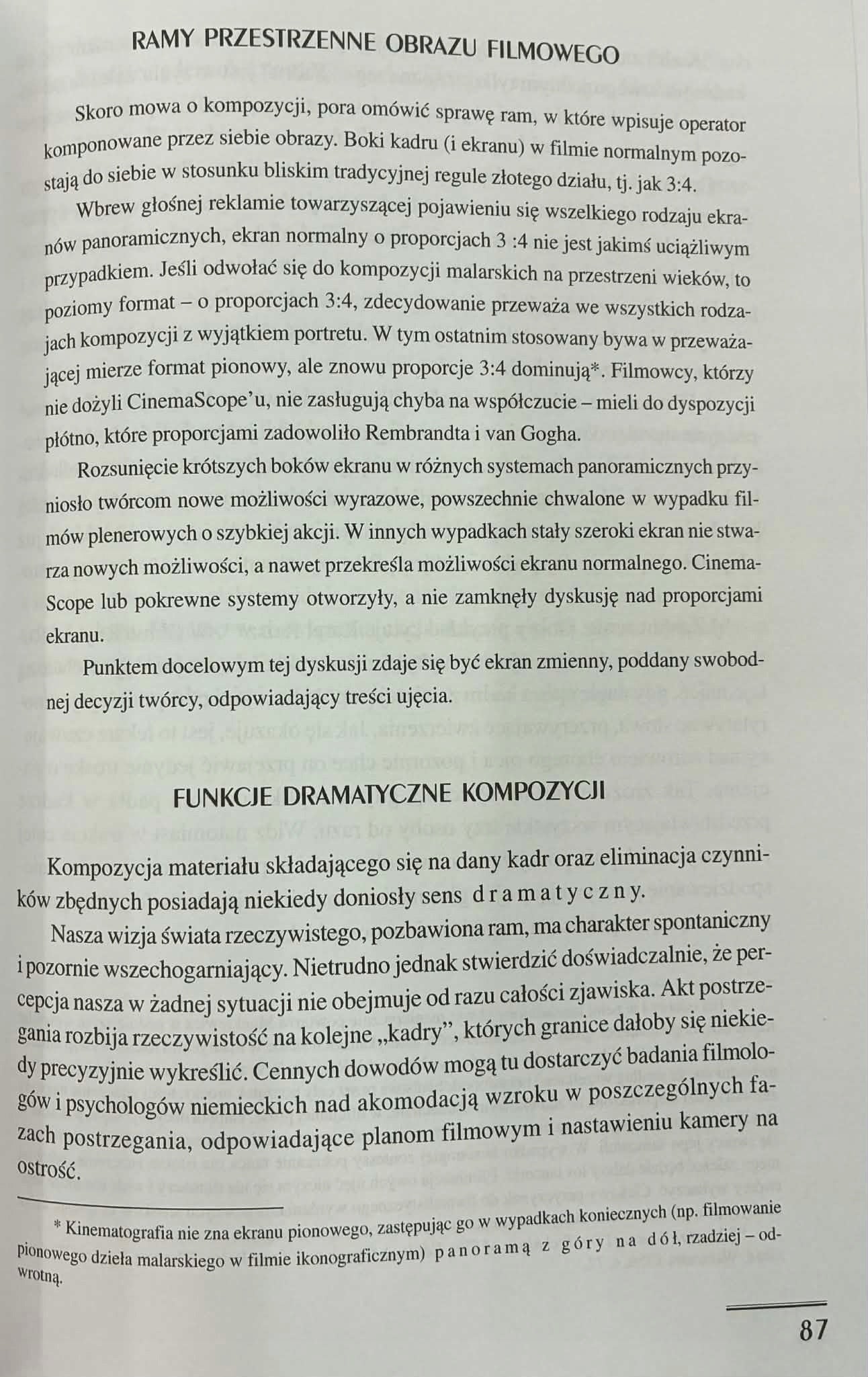 Język Filmu Jerzy Płażewski