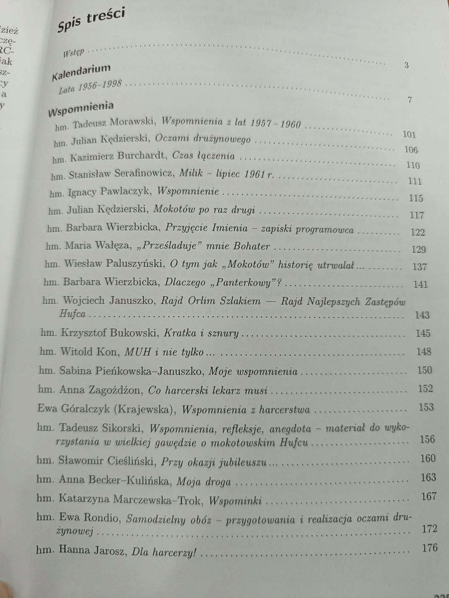 Nasz hufiec jakim go pamiętamy, Praca zbiorowa
