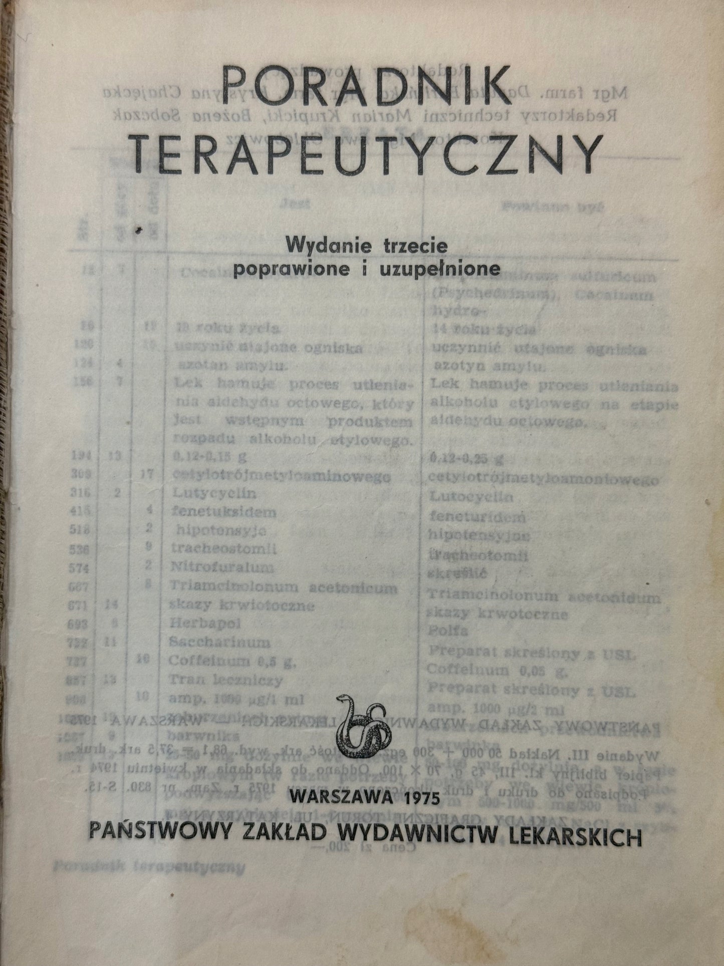 Poradnik terapeutyczny Praca zbiorowa