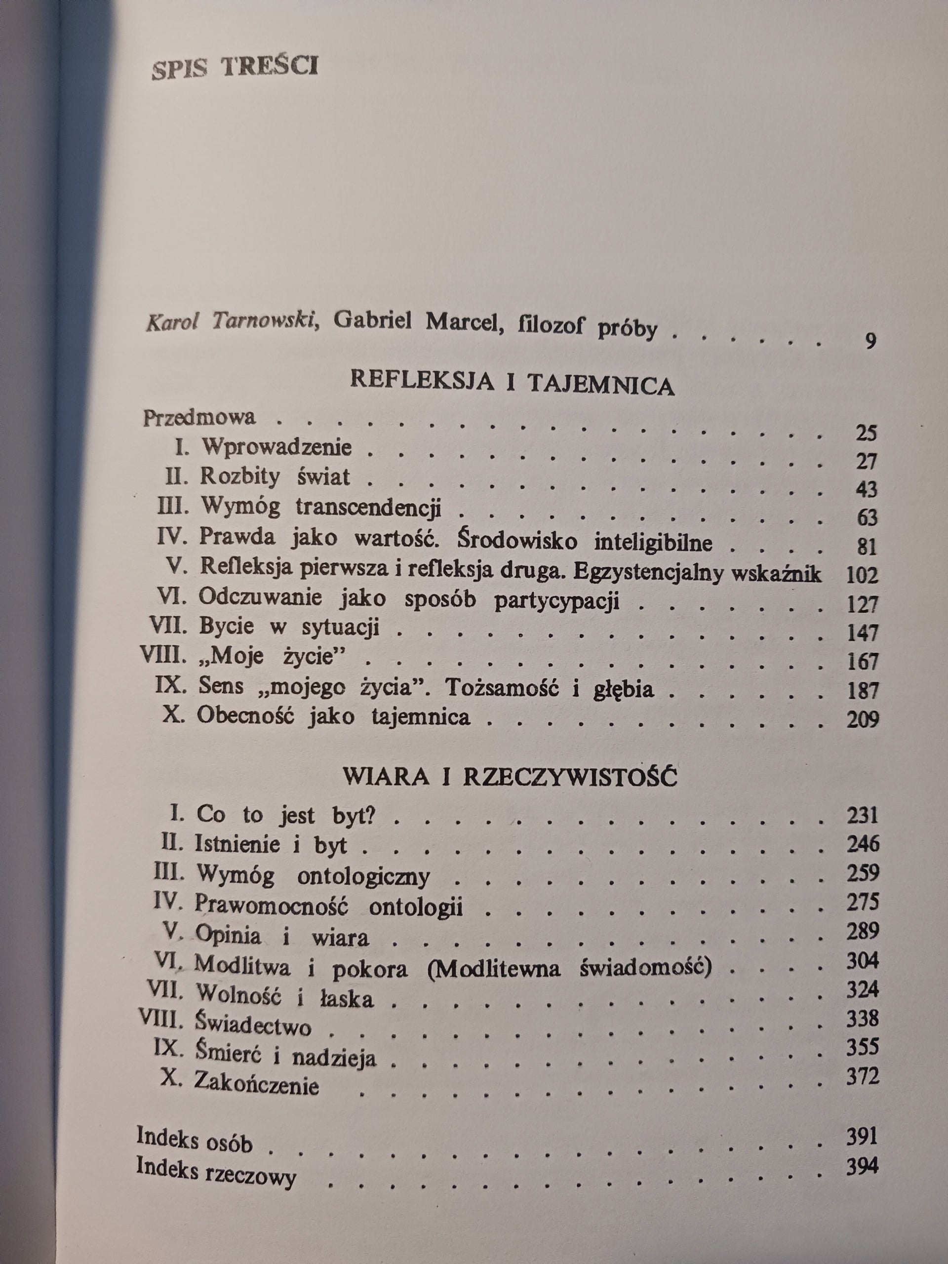 Tajemnica Bytu Gabriel Marcel
