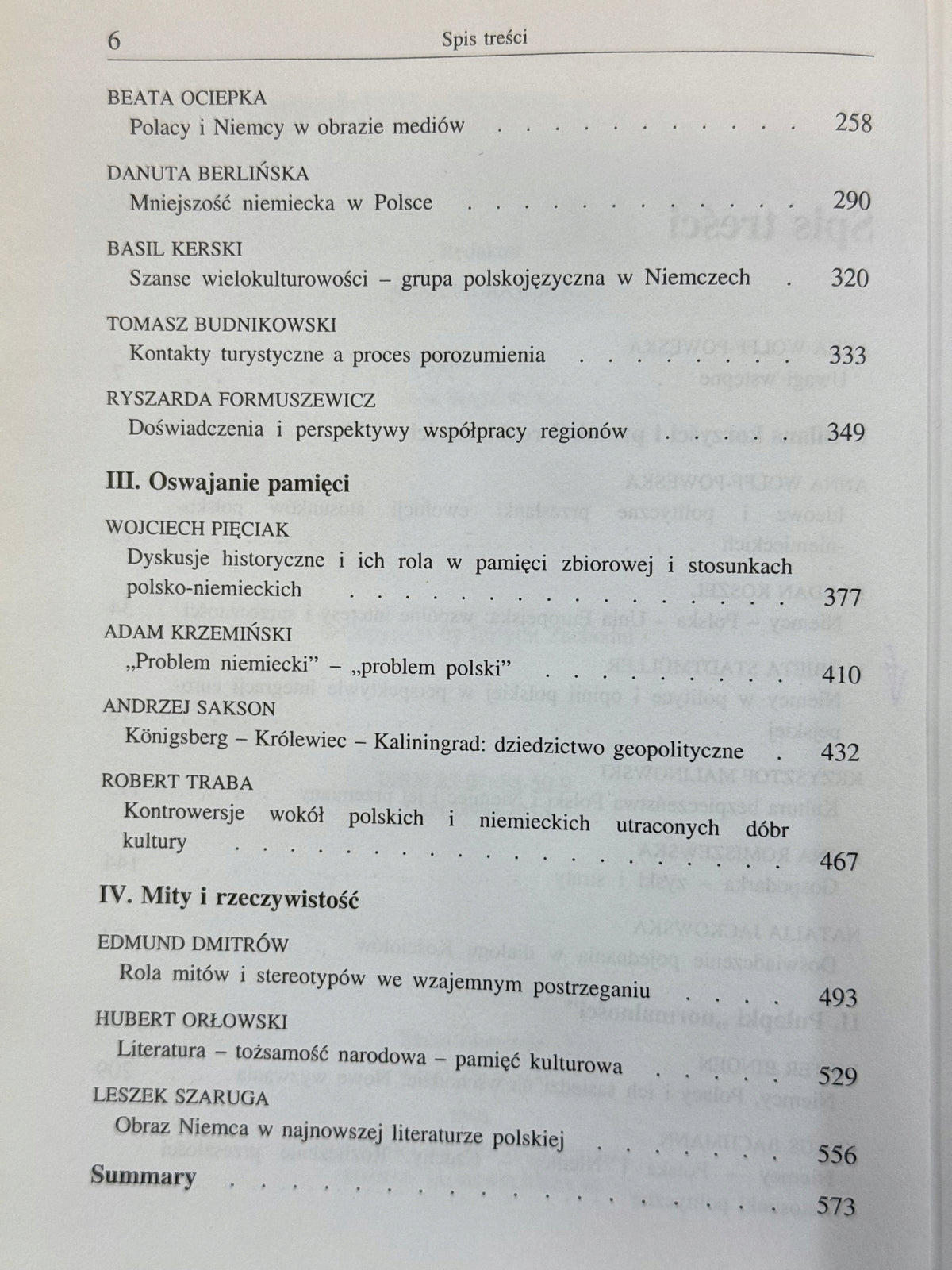 Polacy - Niemcy. Sąsiedztwo z dystansu Anna Wolff-Powęska i Dieter Bingen
