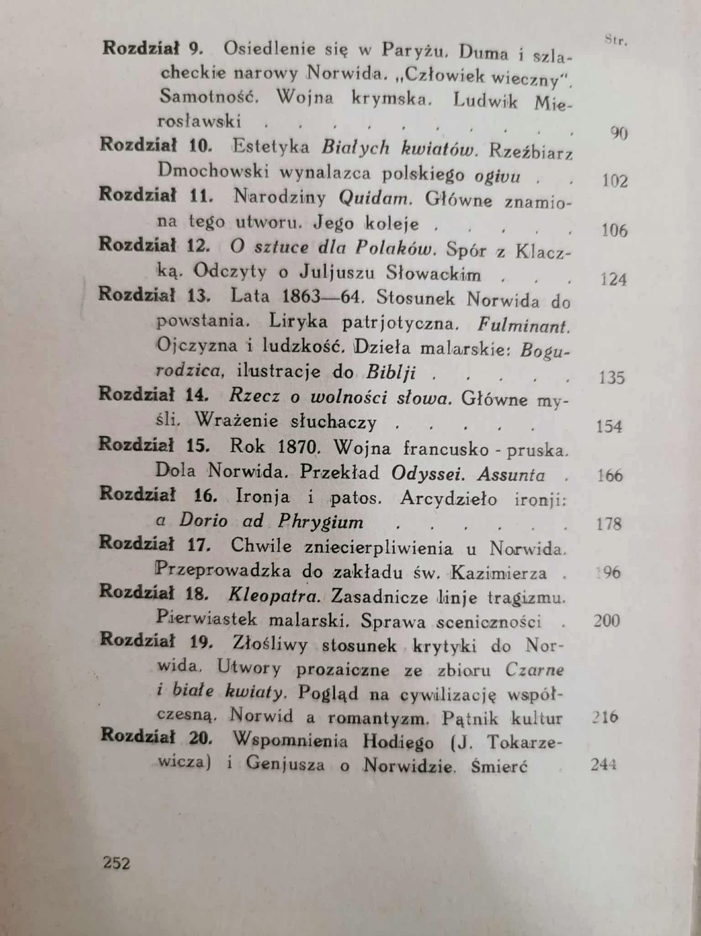 Cyprjan Norwid, Z. Falkowski [1933]