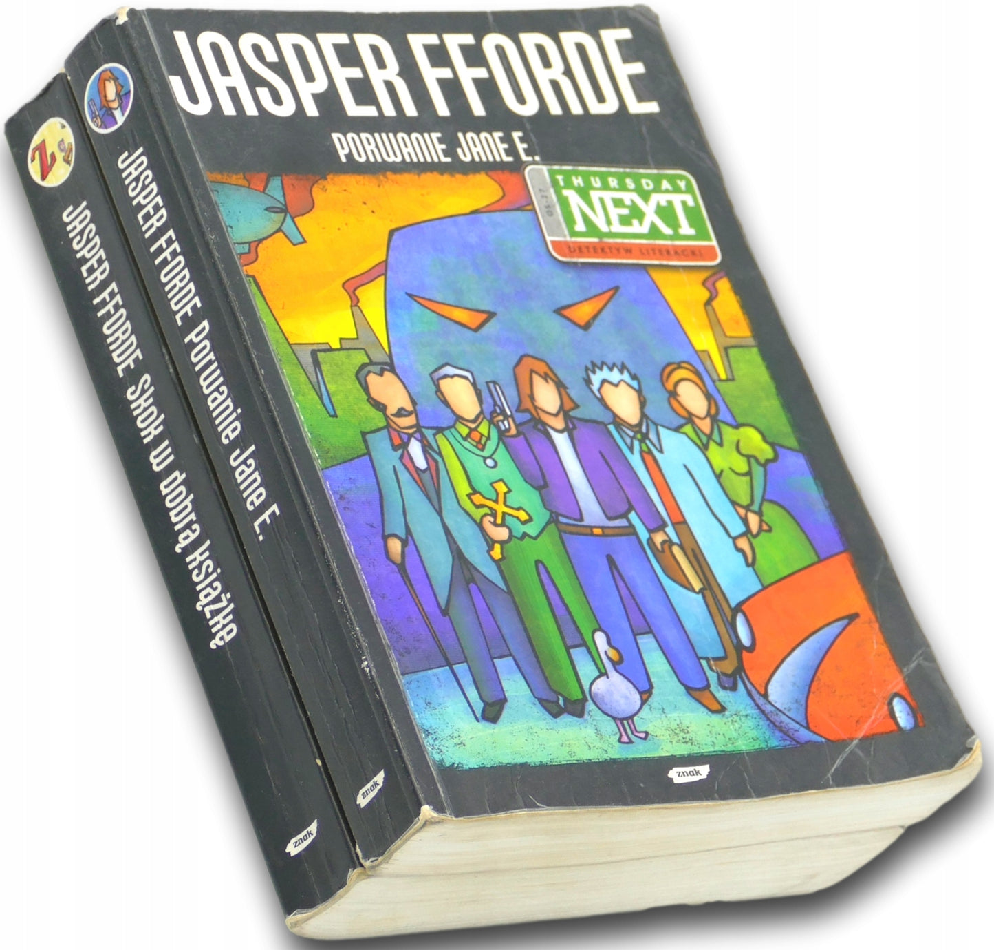 Porwanie Jane E. + Skok w dobrą książkę - Jasper Fforde
