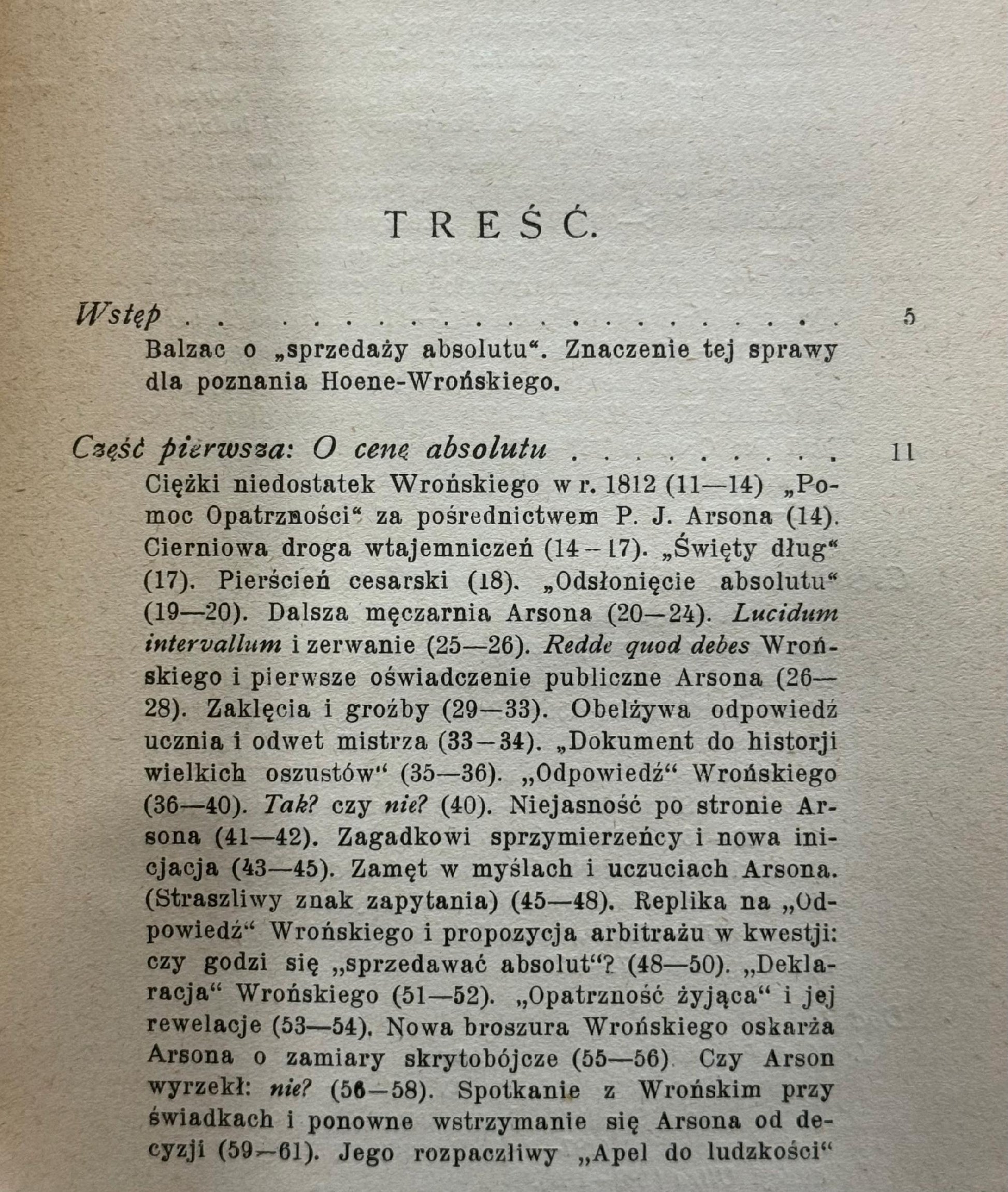 O cenę absolutu Rzecz o Hoene-Wrońskim Józef Ujejski [1925]
