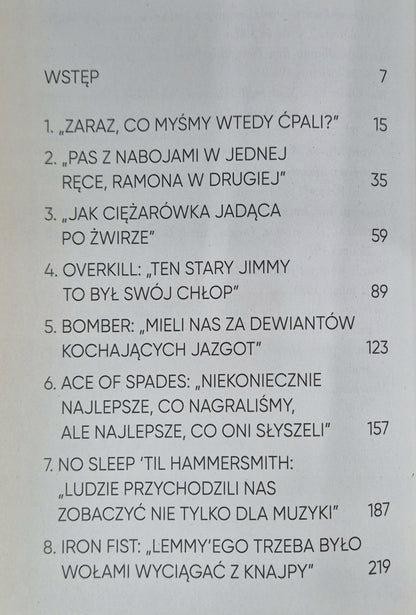 Motörhead Ochlejmordy i zadymiarze Martin Popoff