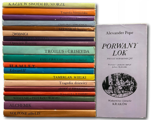 Zestaw x20, Zwodnica, Alchemik, Edward II, Hamlet, Masakra w Paryżu...