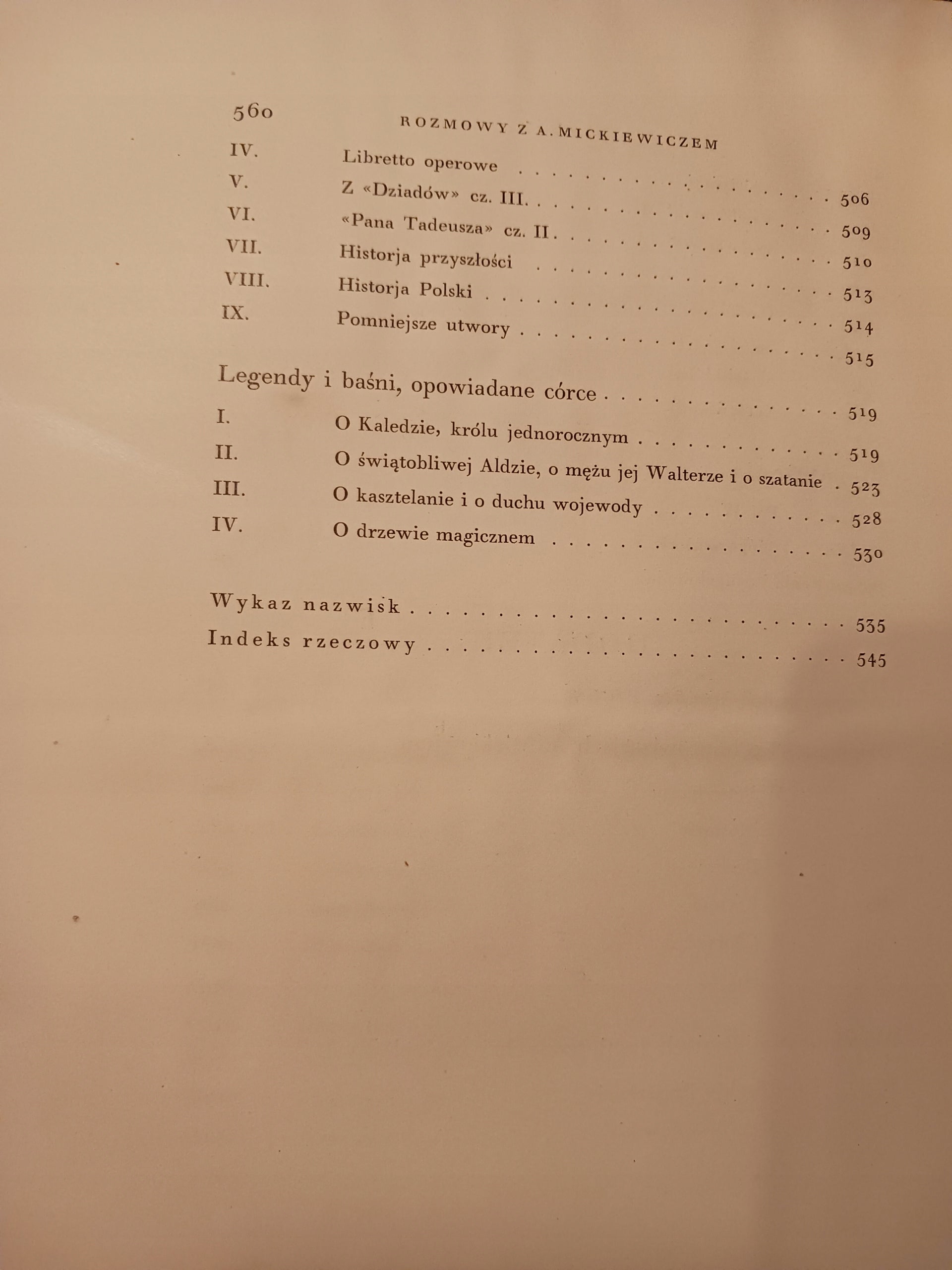 Adama Mickiewicza Dzieła wszystkie Tom XVI Rozmowy [Warszawa 1933 rok]