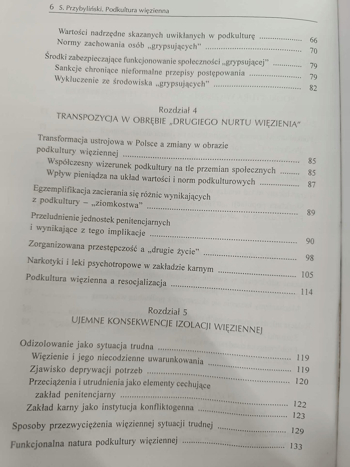 Sławomir Przybyliński Podkultura więzienna wielowymiarowość rzeczywistości