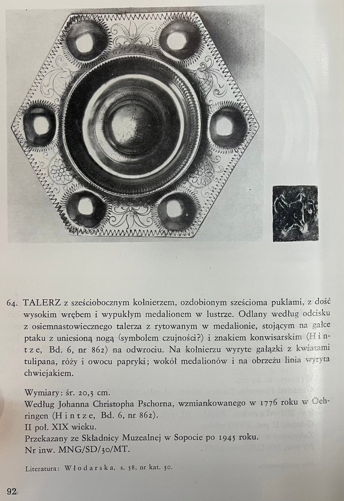Cyna od XV do XIX wieku Barbara Tuchołka-Włodarska