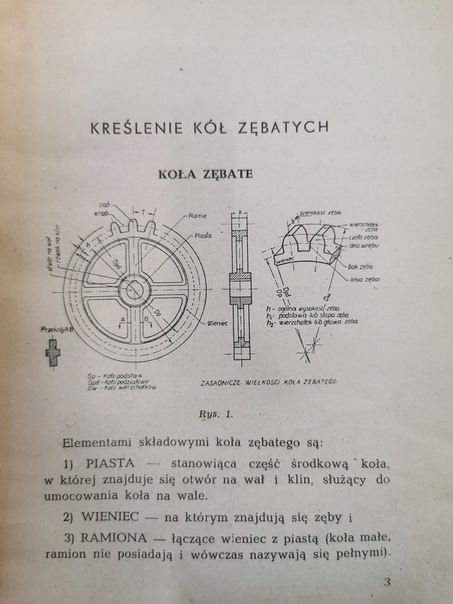 Kreślenie kół zębatych, Sitarz Czesław [Warszawa 1948]