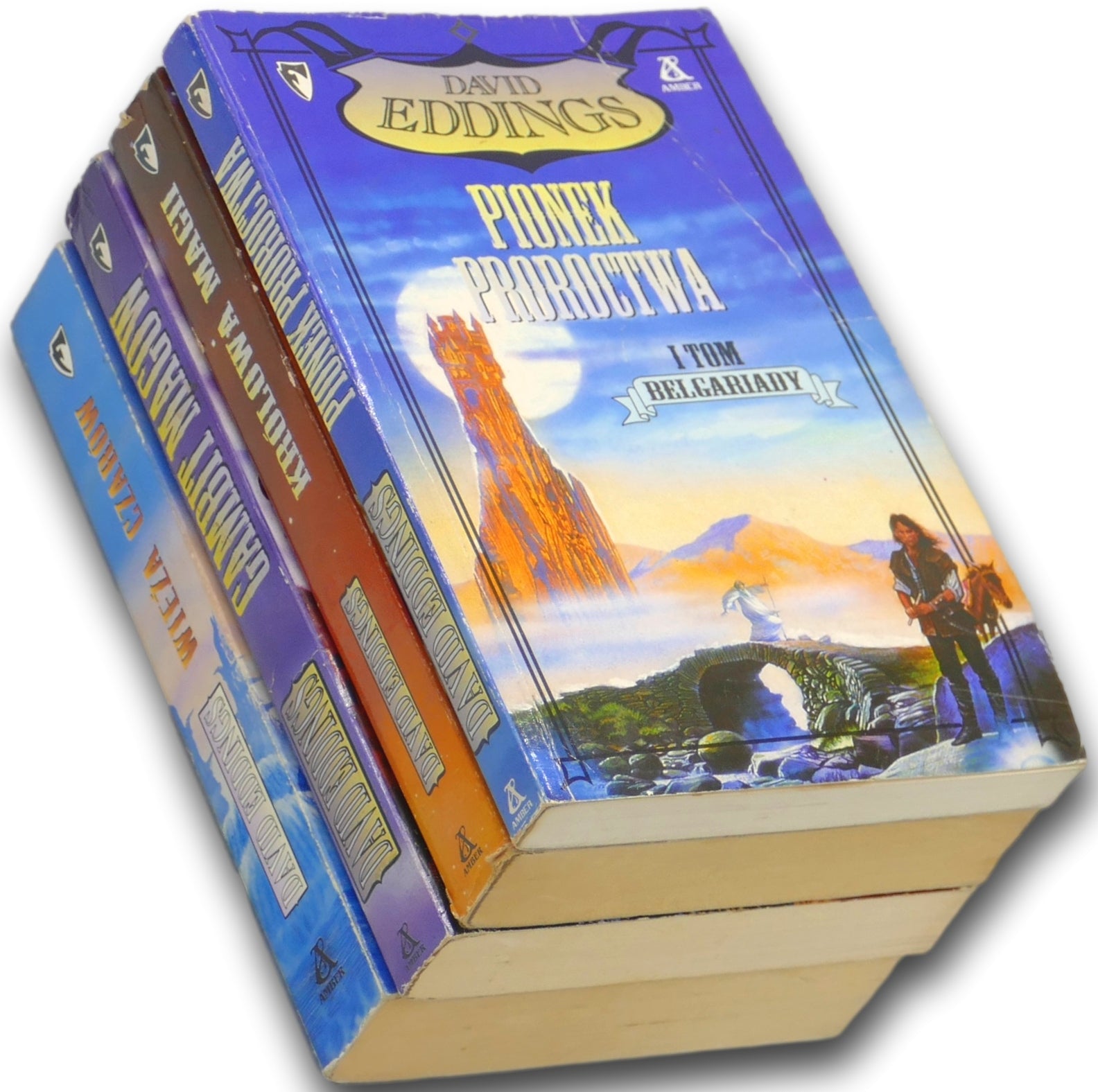 David Eddings T. 1-4, Pionek proroctwa, Królowa magii, Gambit magów...