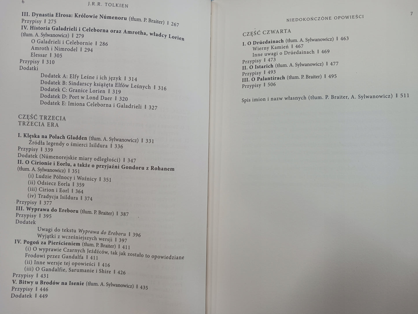 Niedokończone opowieści Śródziemia i Numenoru J.R.R. Tolkien