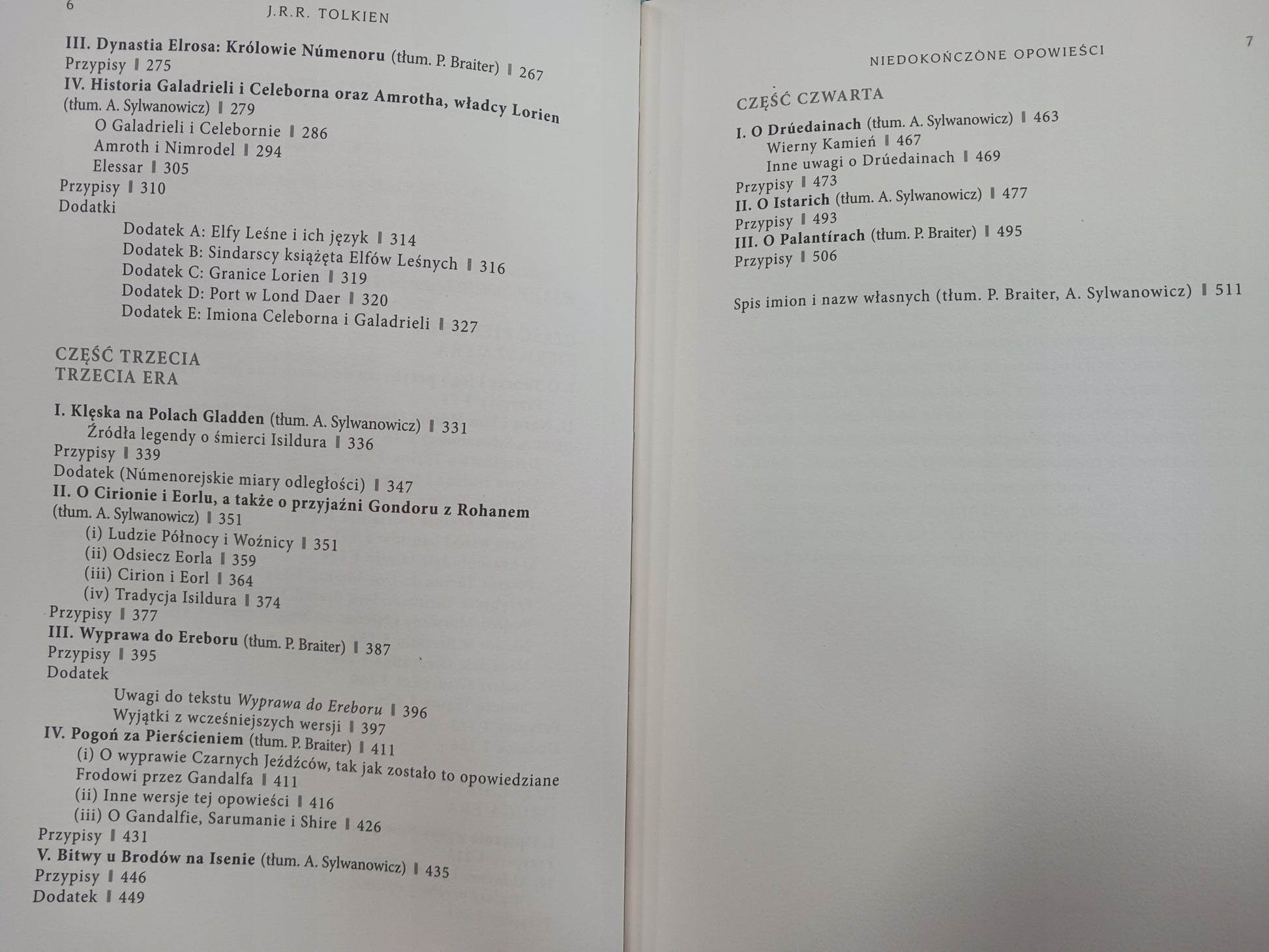 Niedokończone opowieści Śródziemia i Numenoru J.R.R. Tolkien