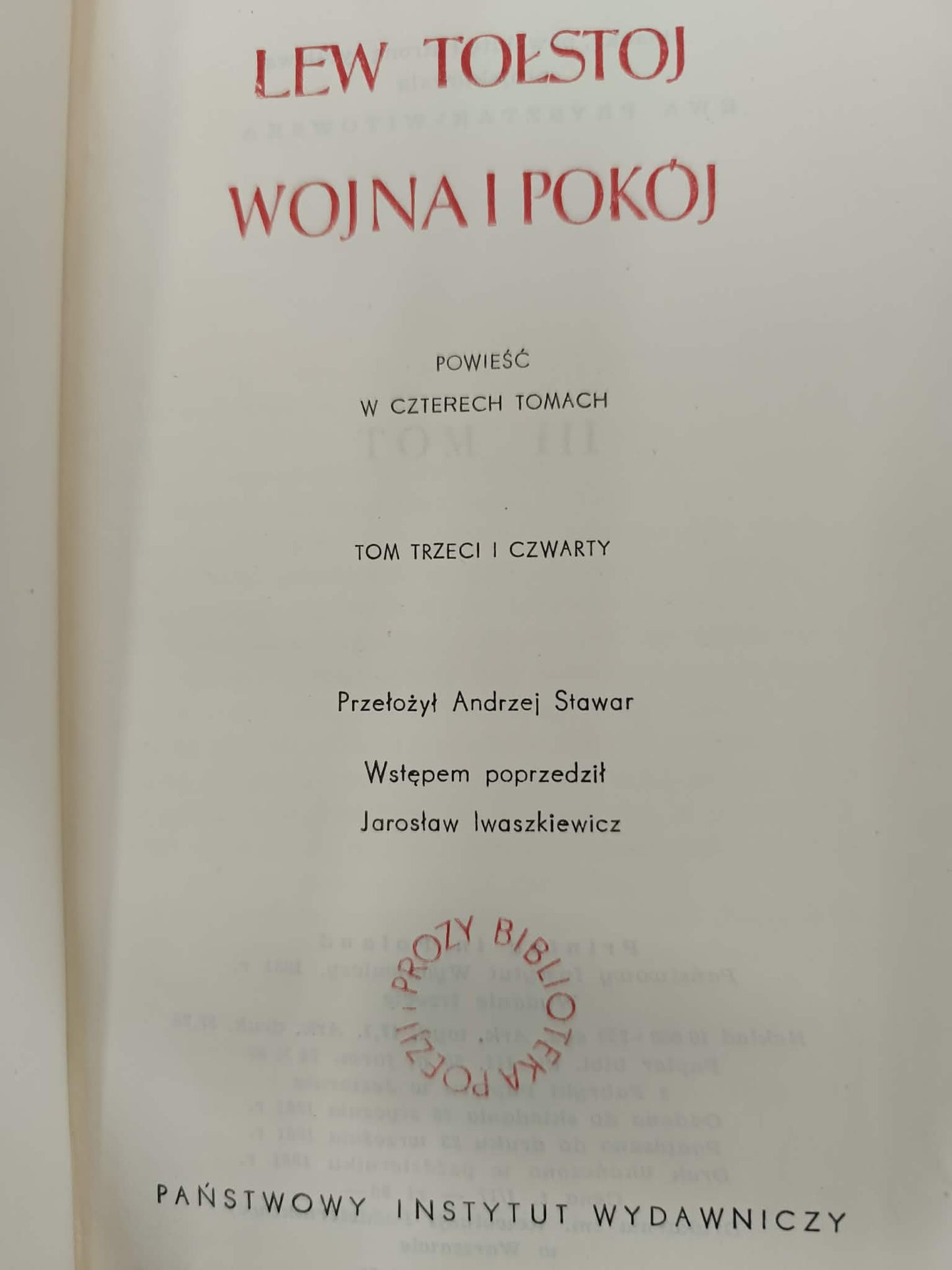Zestaw 7 książek PIW, Puszkin, Lenartowicz, Tołstoj, Poeci Polskiego...