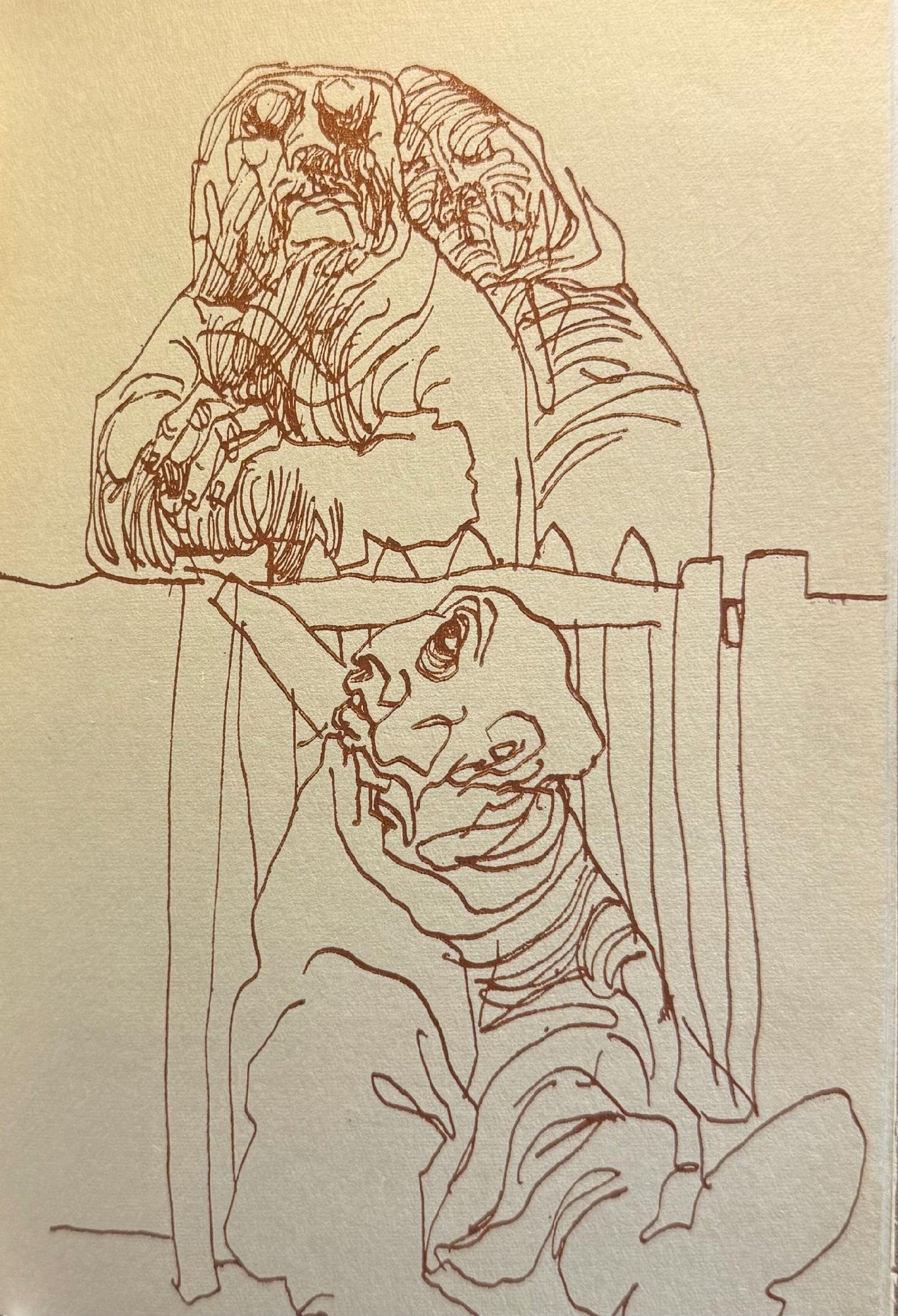 Ofiara Stefania Zahorska [Zbiór Biblioteki Londyn][rys. Feliks Topolski]