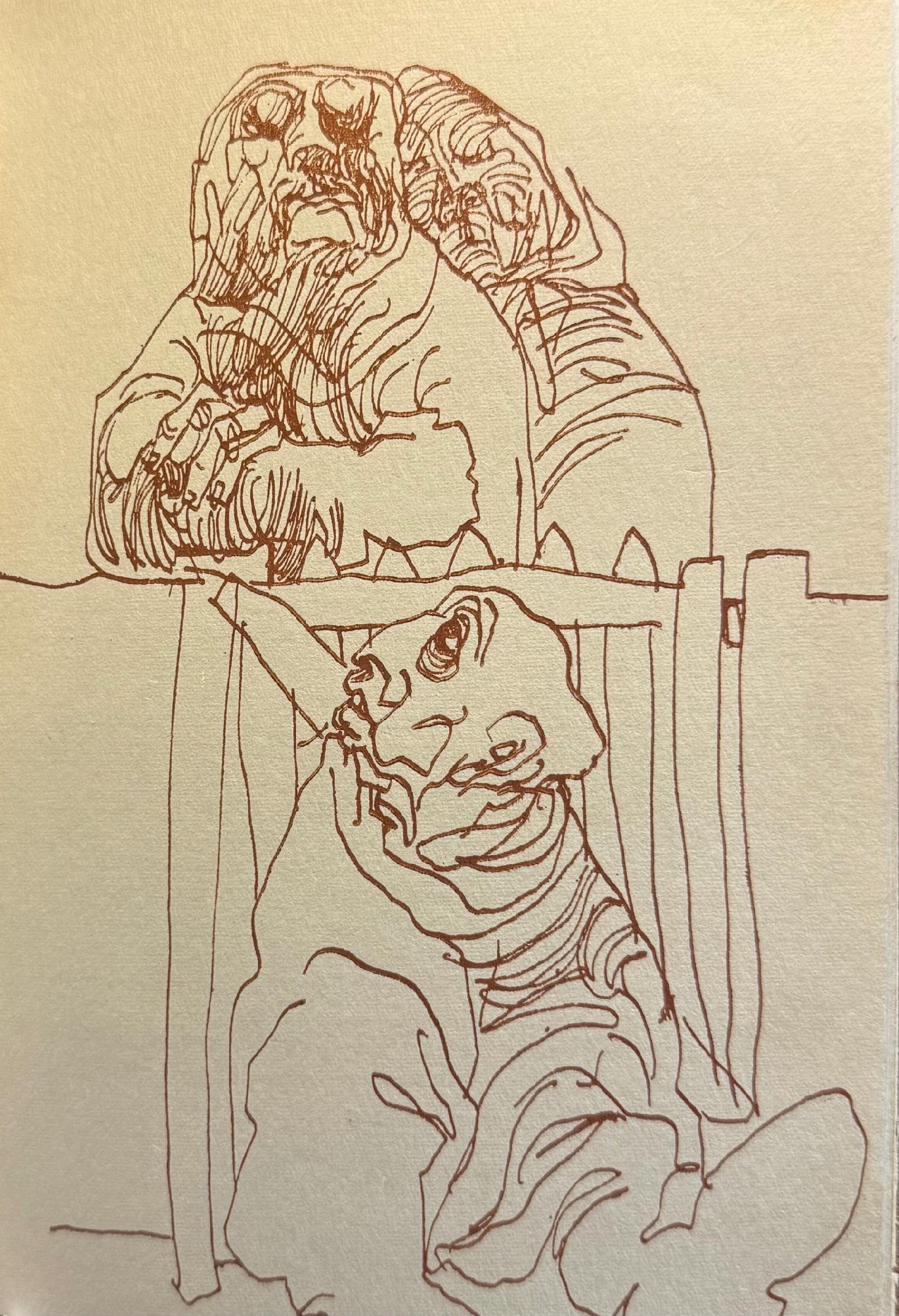 Ofiara Stefania Zahorska [Zbiór Biblioteki Londyn][rys. Feliks Topolski]
