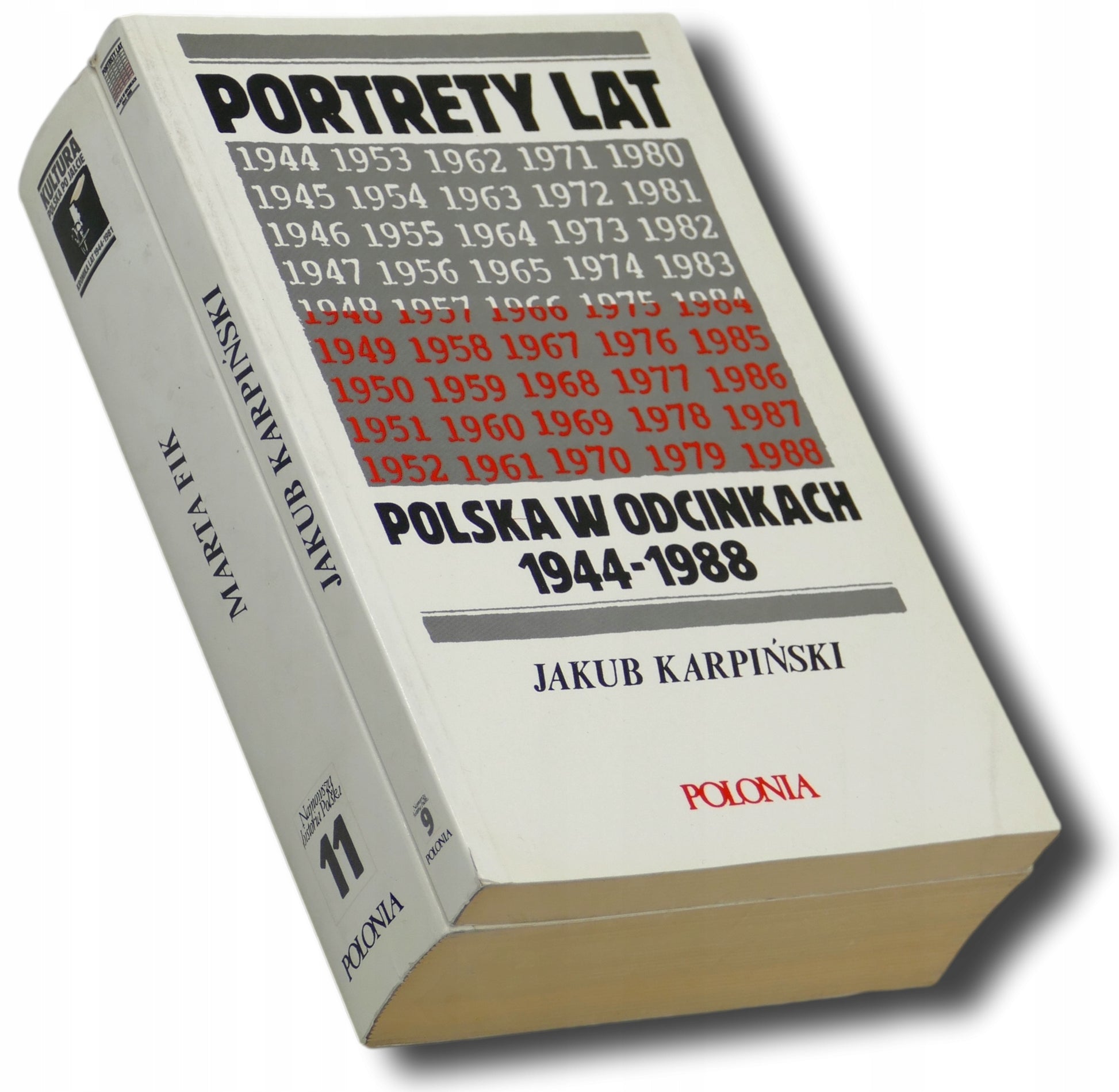 Portrety lat Karpiński / Kultura polska po Jałcie Fik Zestaw 2 książek