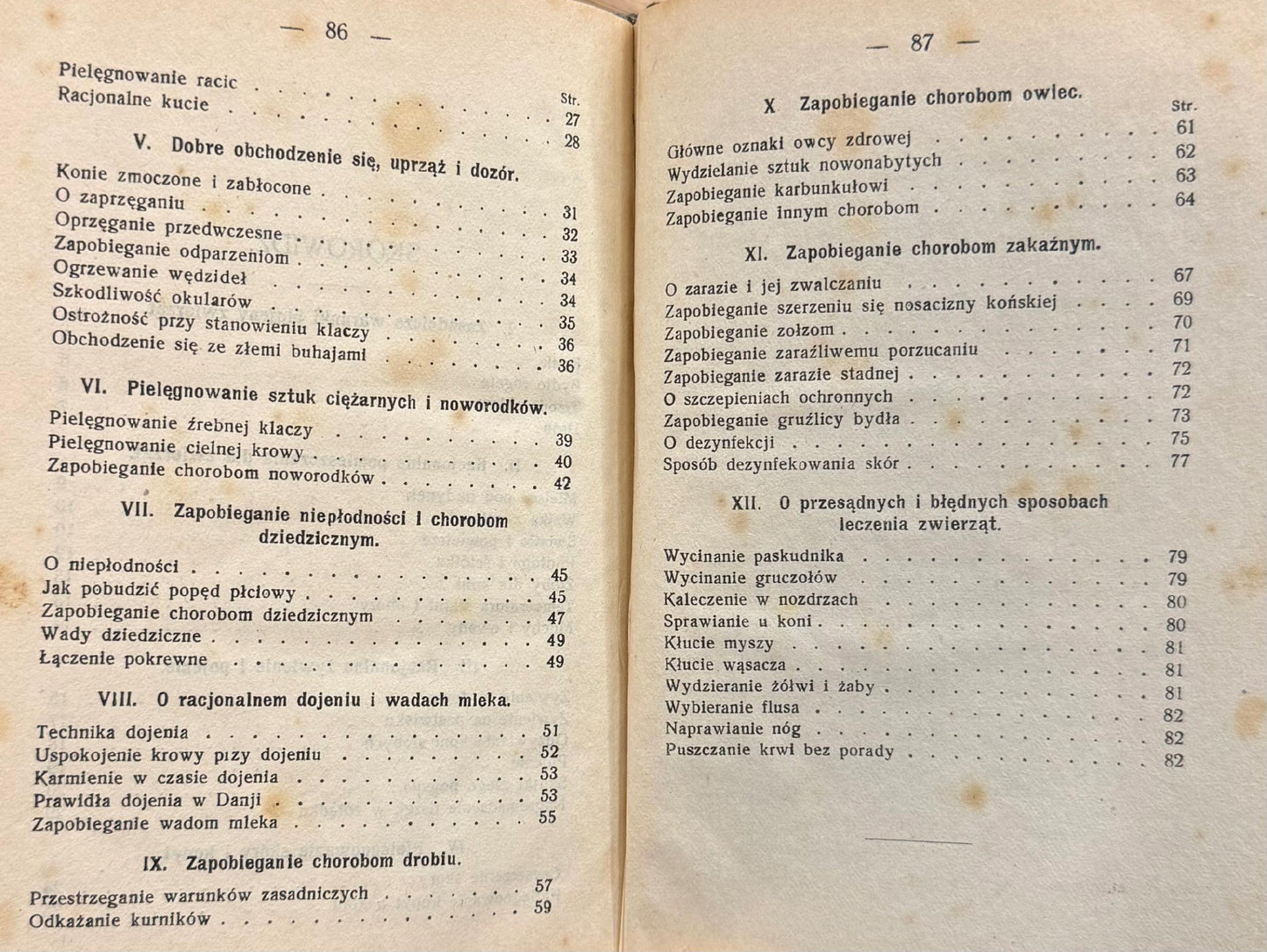 Zapobieganie chorobom inwentarza Z. Olszański [wydanie przedwojenne]