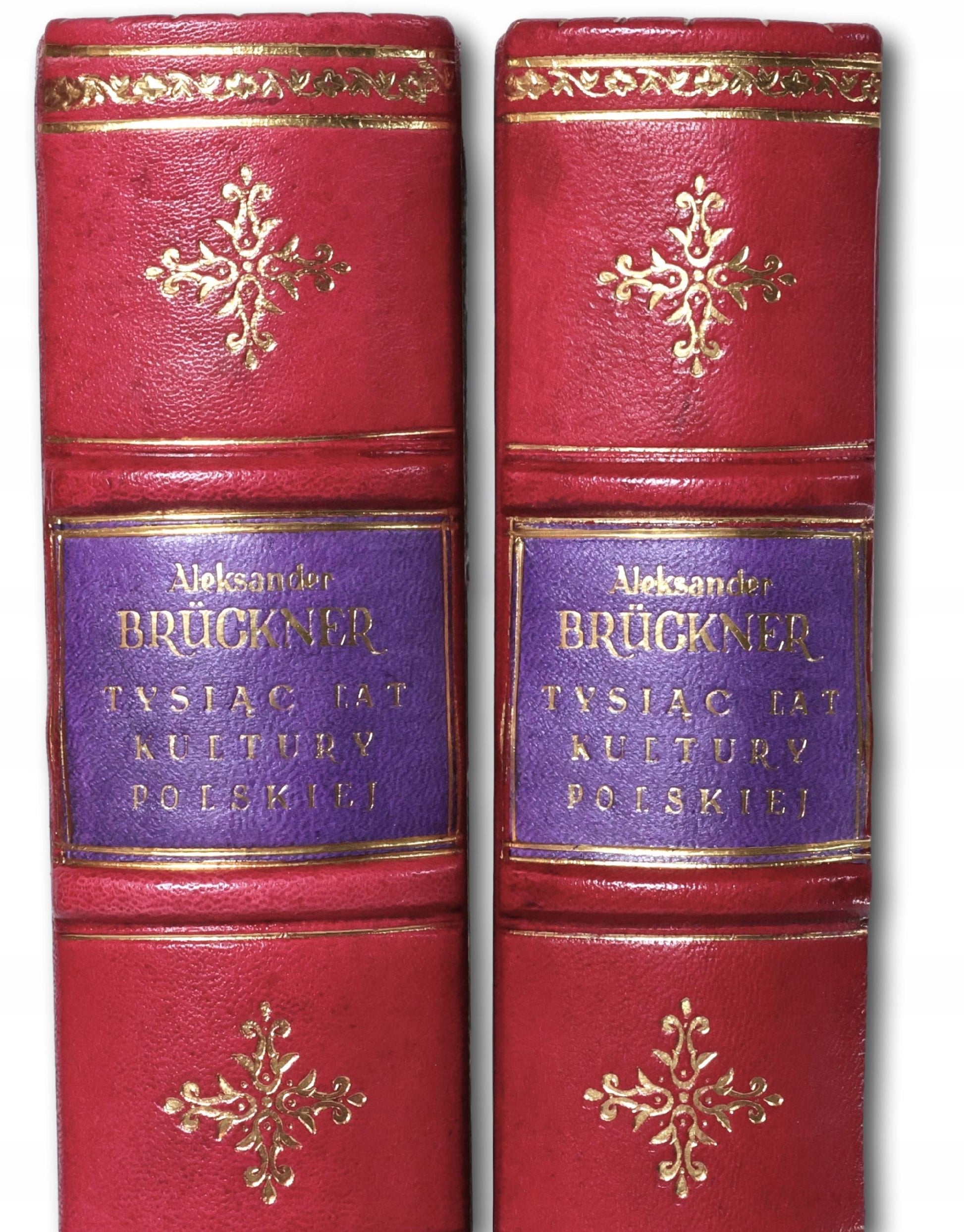 Brückner Aleksander, Tysiąc lat kultury polskiej [oprawa Jerzego Budnika]