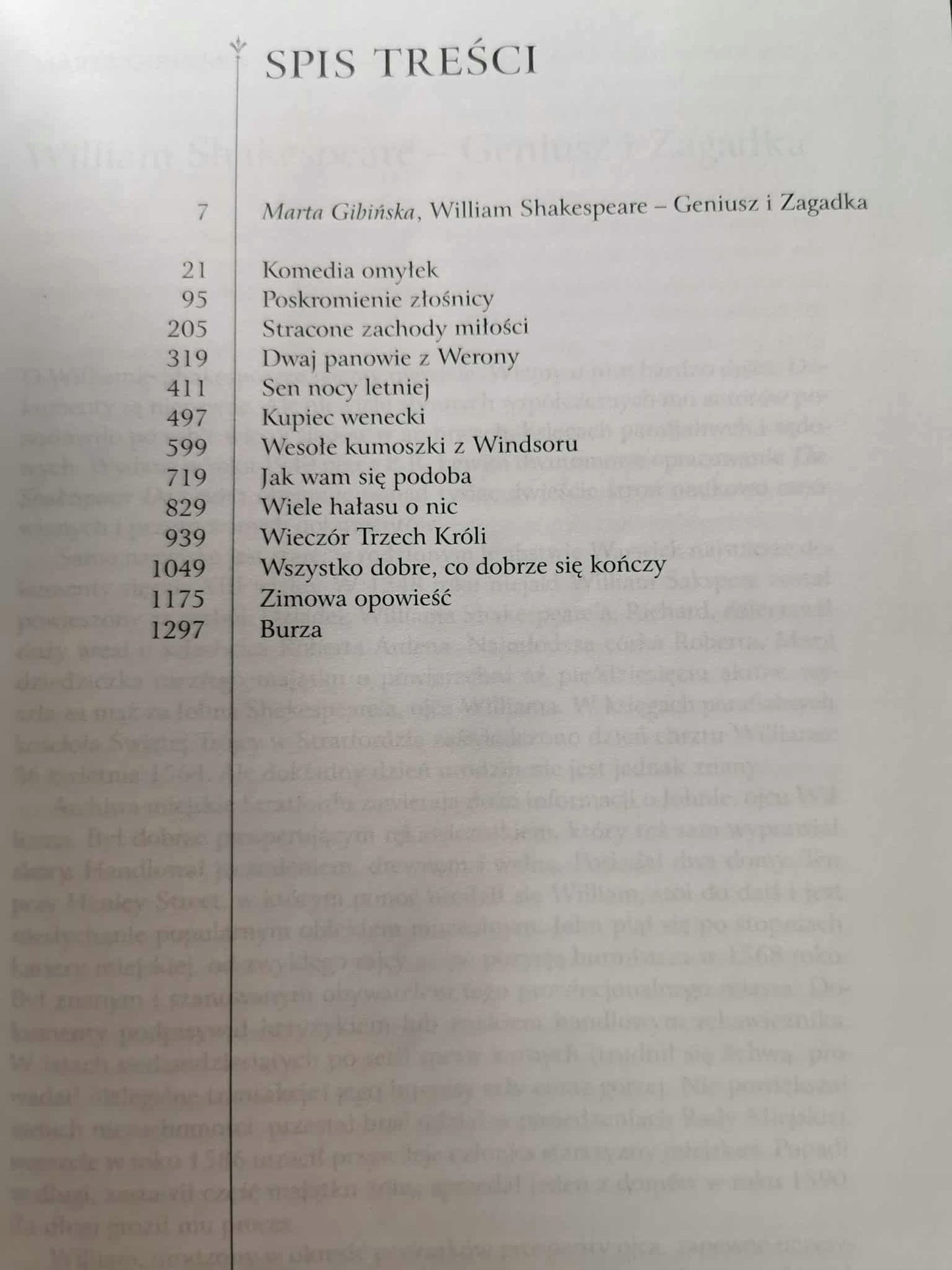 W. Shakespeare, Kroniki i Tragedie / Komedie (2 t.) w przekł. S. Barańczaka